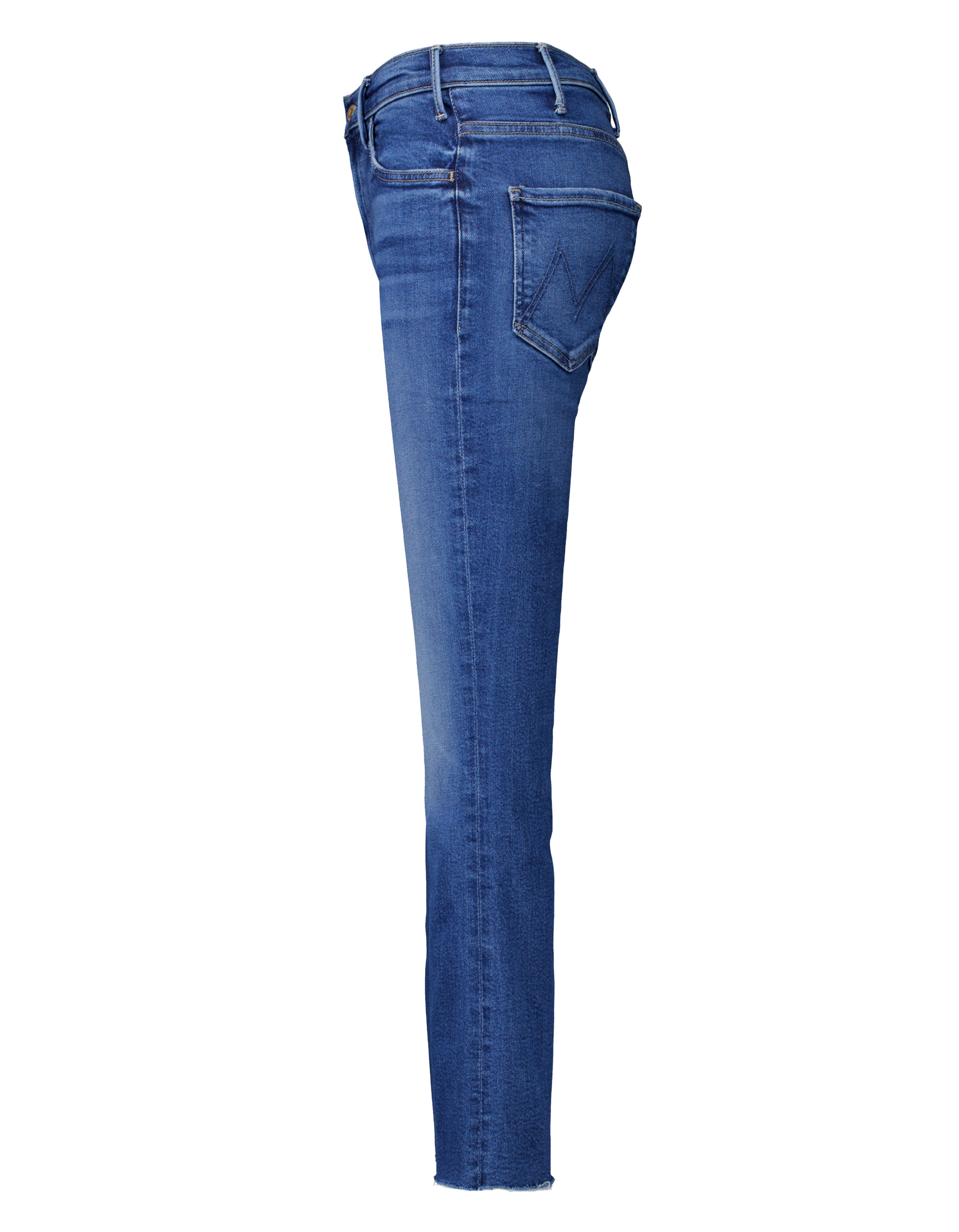 Mother The Hustler Ankle Fray Jeans Blauw 1117-1008