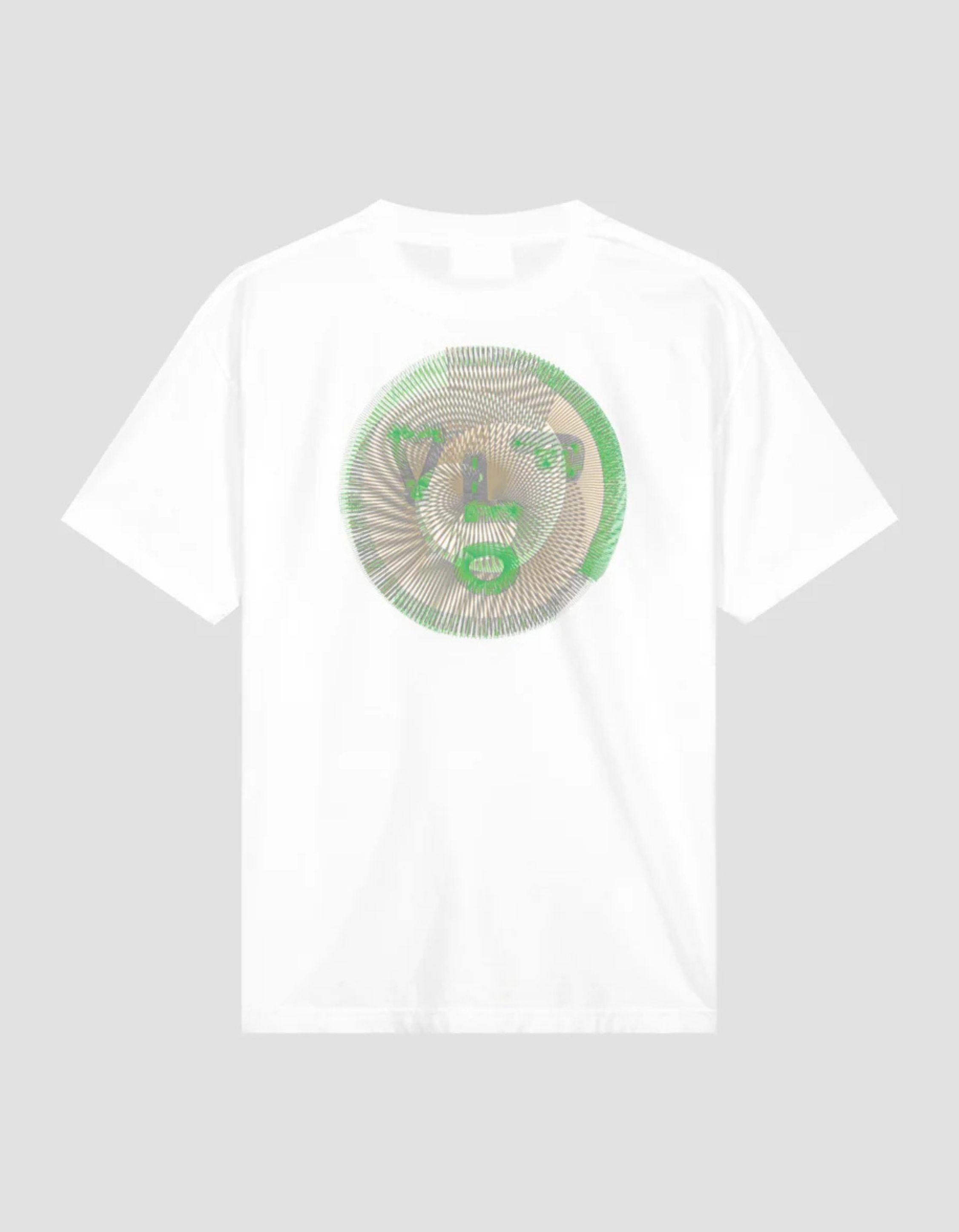 ØlÅf Spiral Face Tee T-shirts Wit M200101