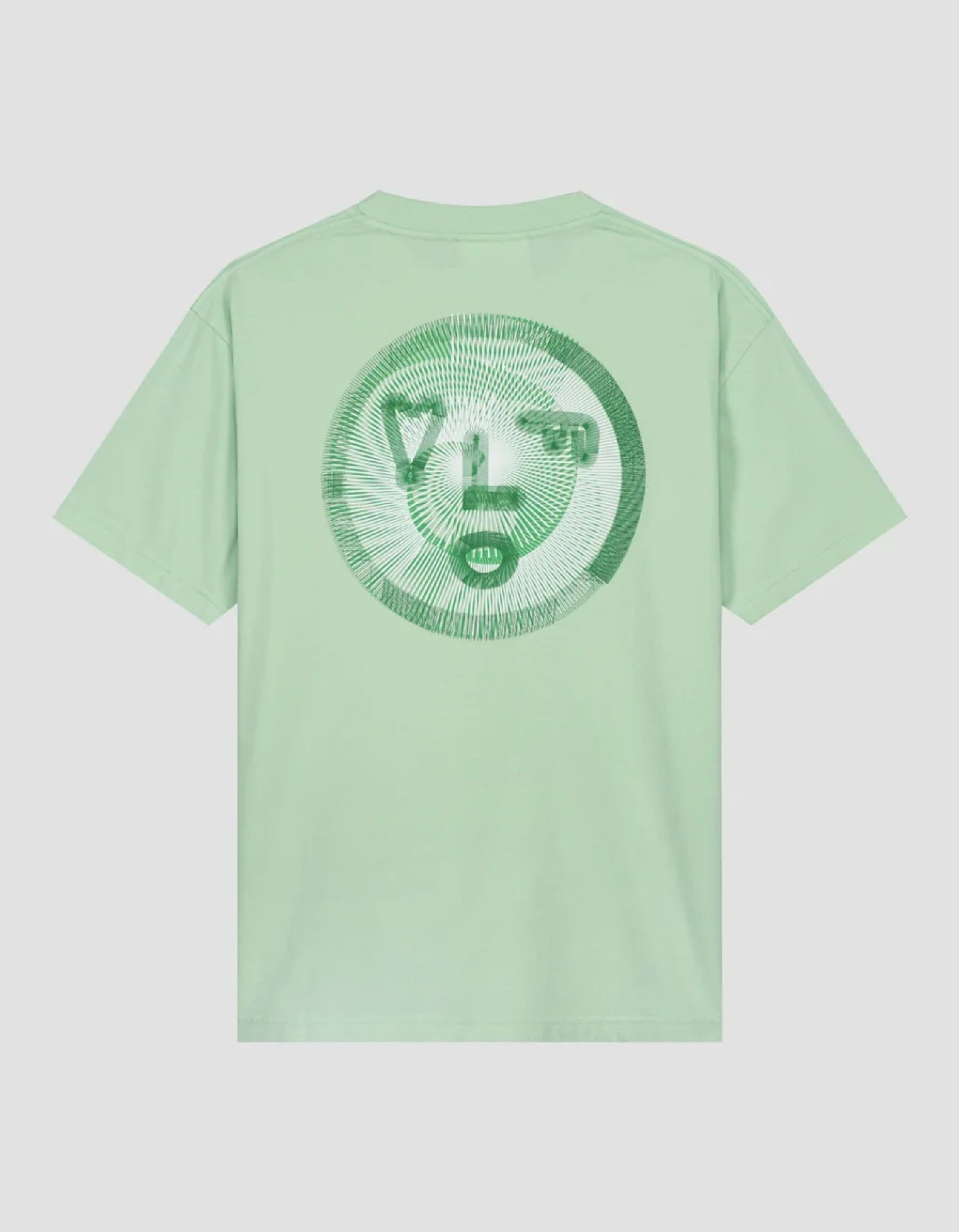 ØlÅf Spiral Face Tee T-shirts Lichtgroen M200101