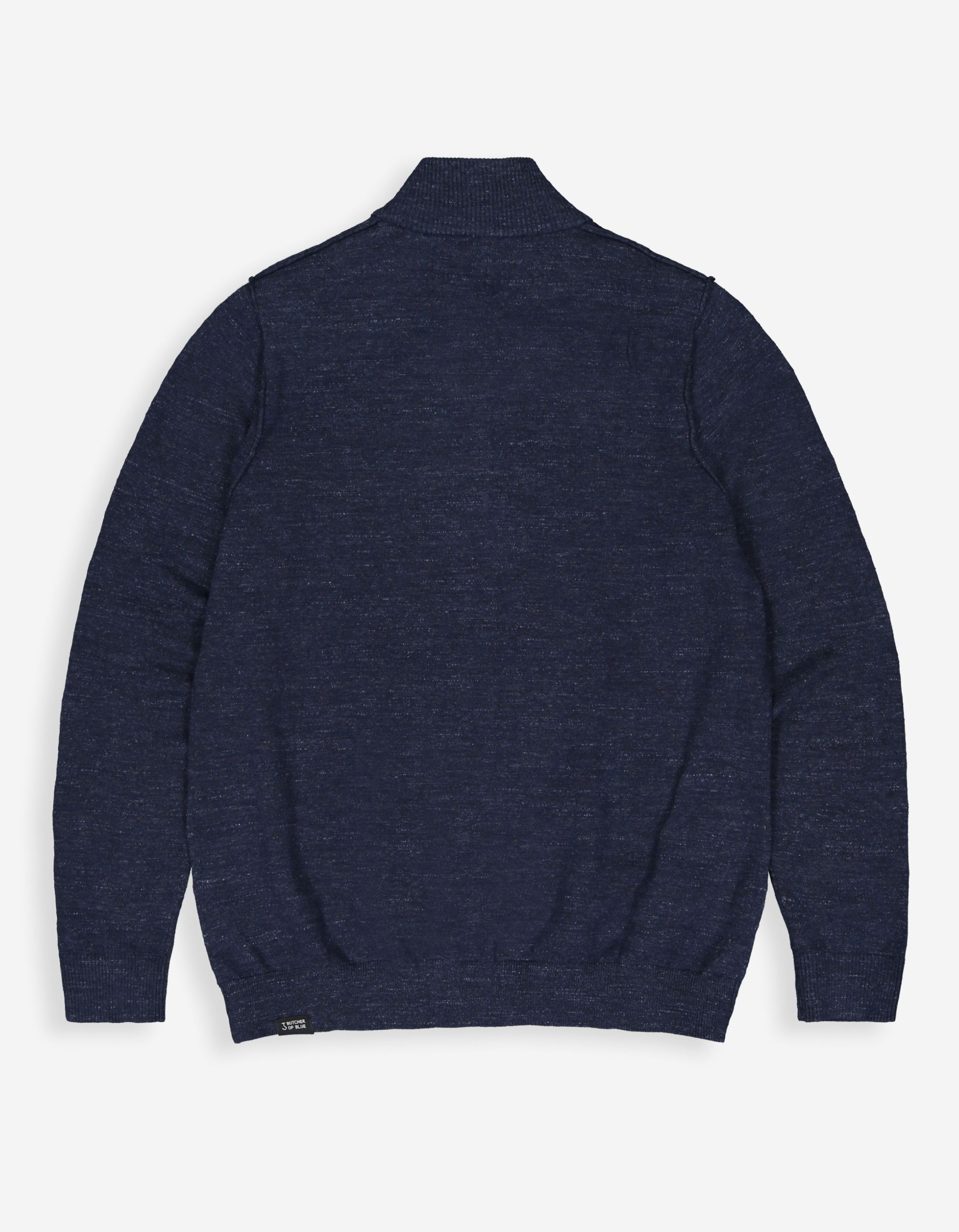 Butcher Of Blue Lt Clifden Half Zip Truien Donkerblauw M2426030