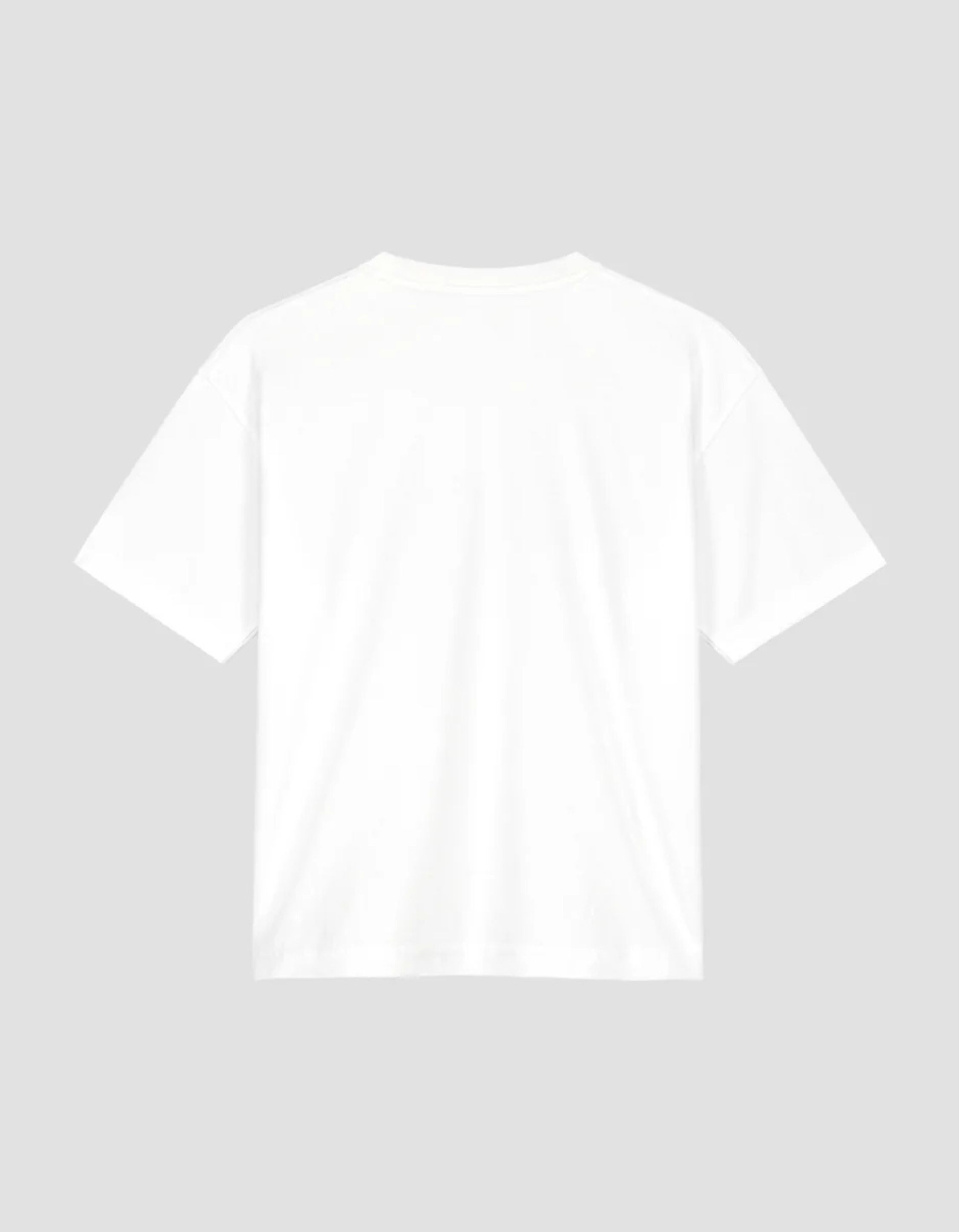 ØlÅf Smudge Logo Tee T-shirts Wit W200103