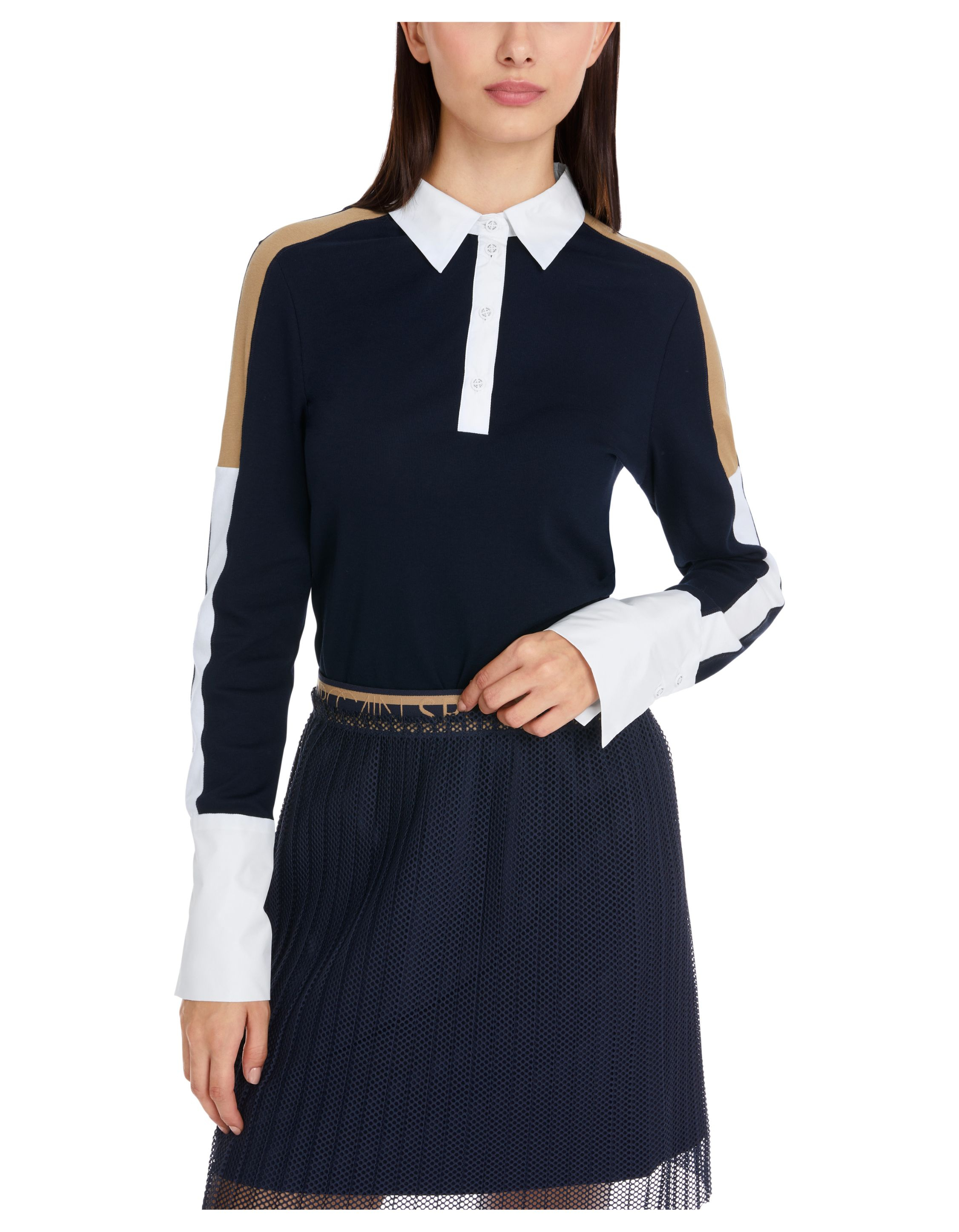 Marccain  Polos Donkerblauw Ys 53.11 J55