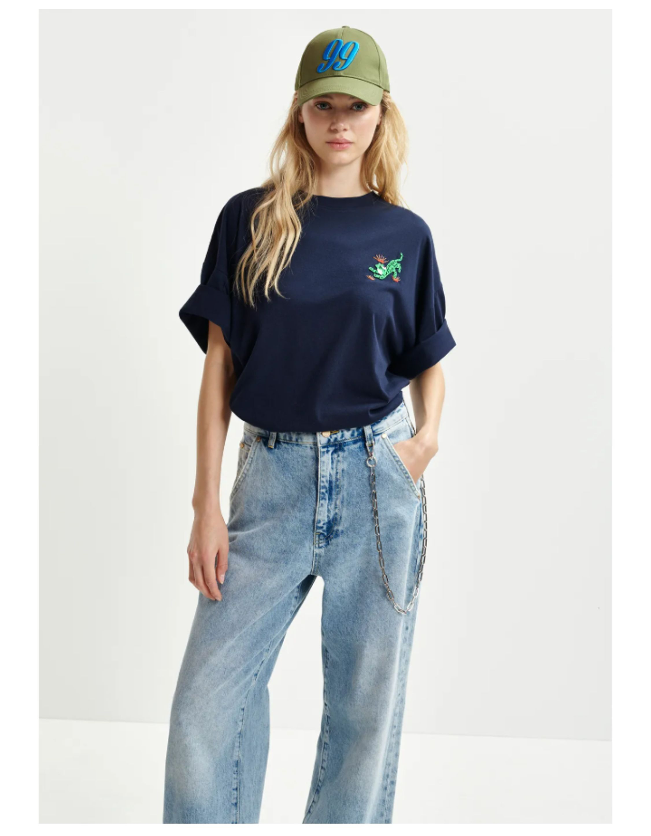 Essentiel Antwerp  T-shirts Donkerblauw Hungle