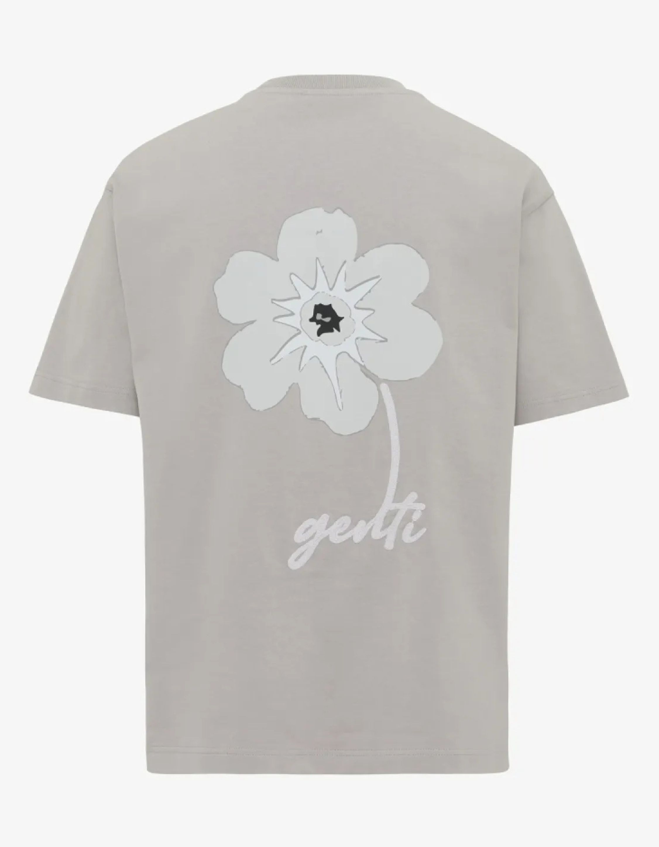 Genti  T-shirts Lichtgrijs J2053-1226