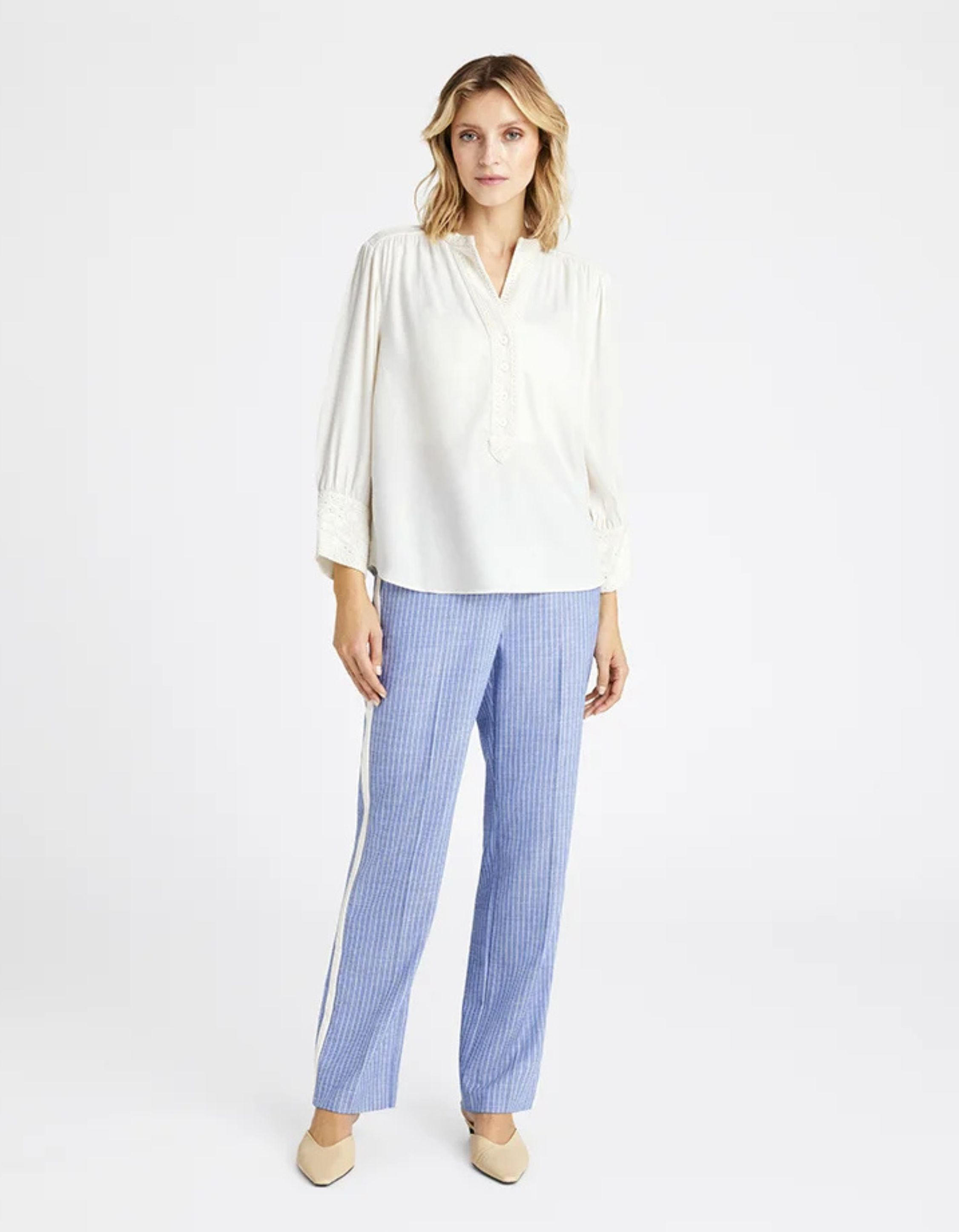 Gustav Jennie Blouses Creme 56643 7565