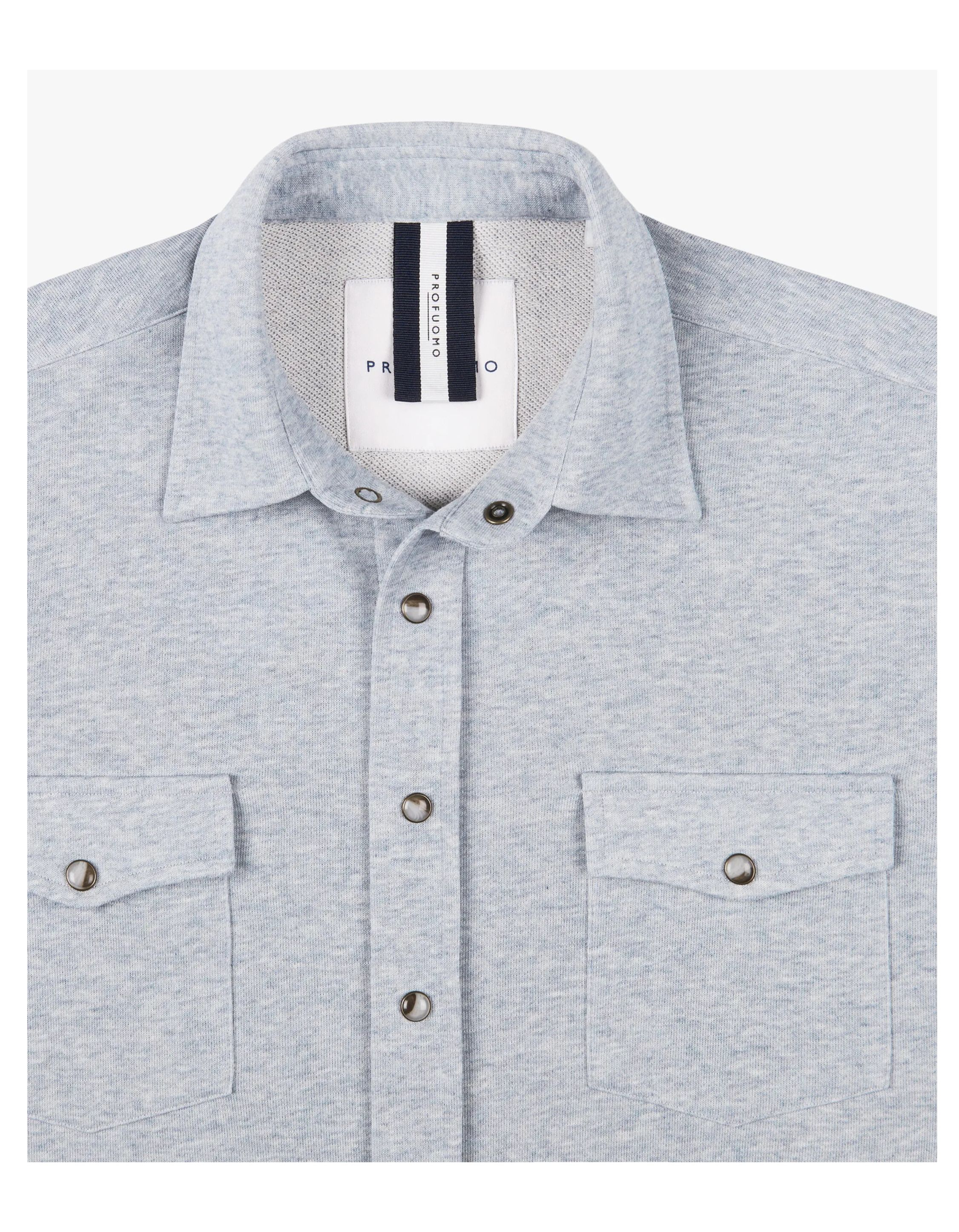 Profuomo  Overshirts Lichtblauw Ppwf10005