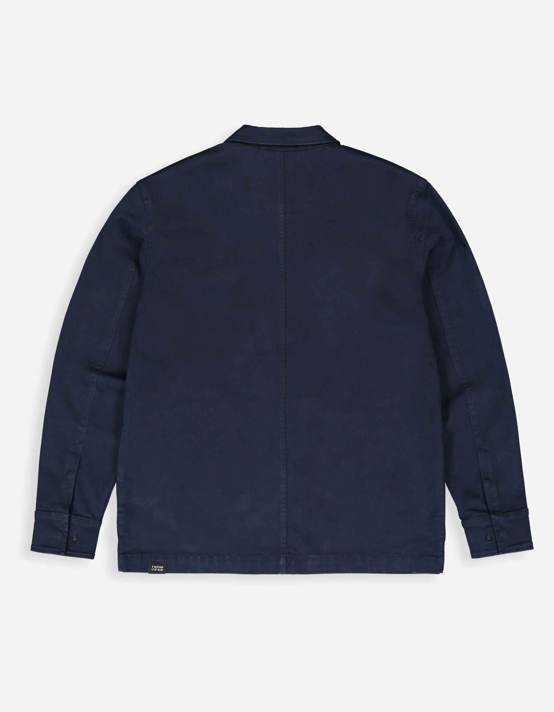 Butcher Of Blue Sonam Twill Overshirt Overshirts Donkerblauw M2424002