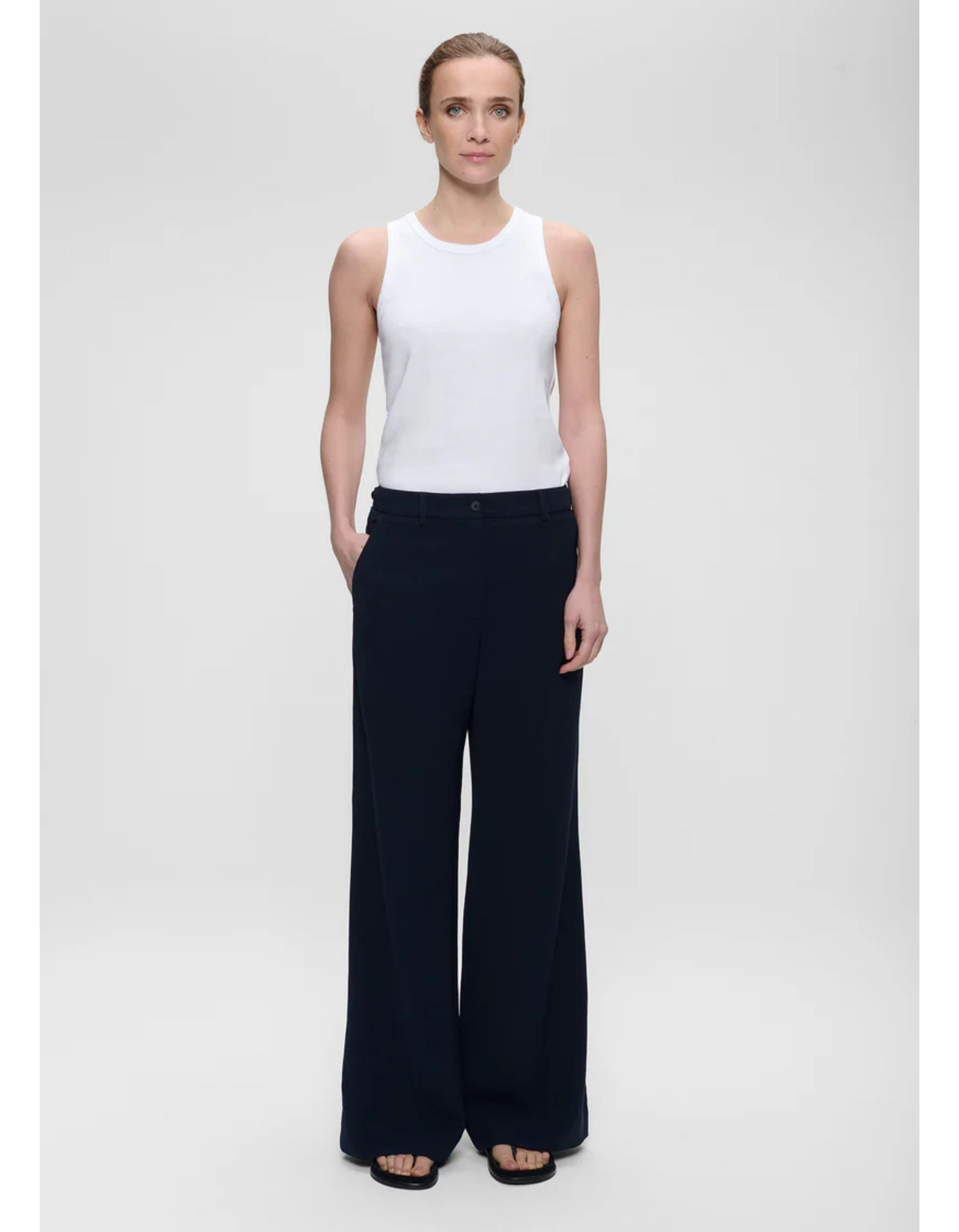 Zenggi  Pantalons Donkerblauw V05-1009 289