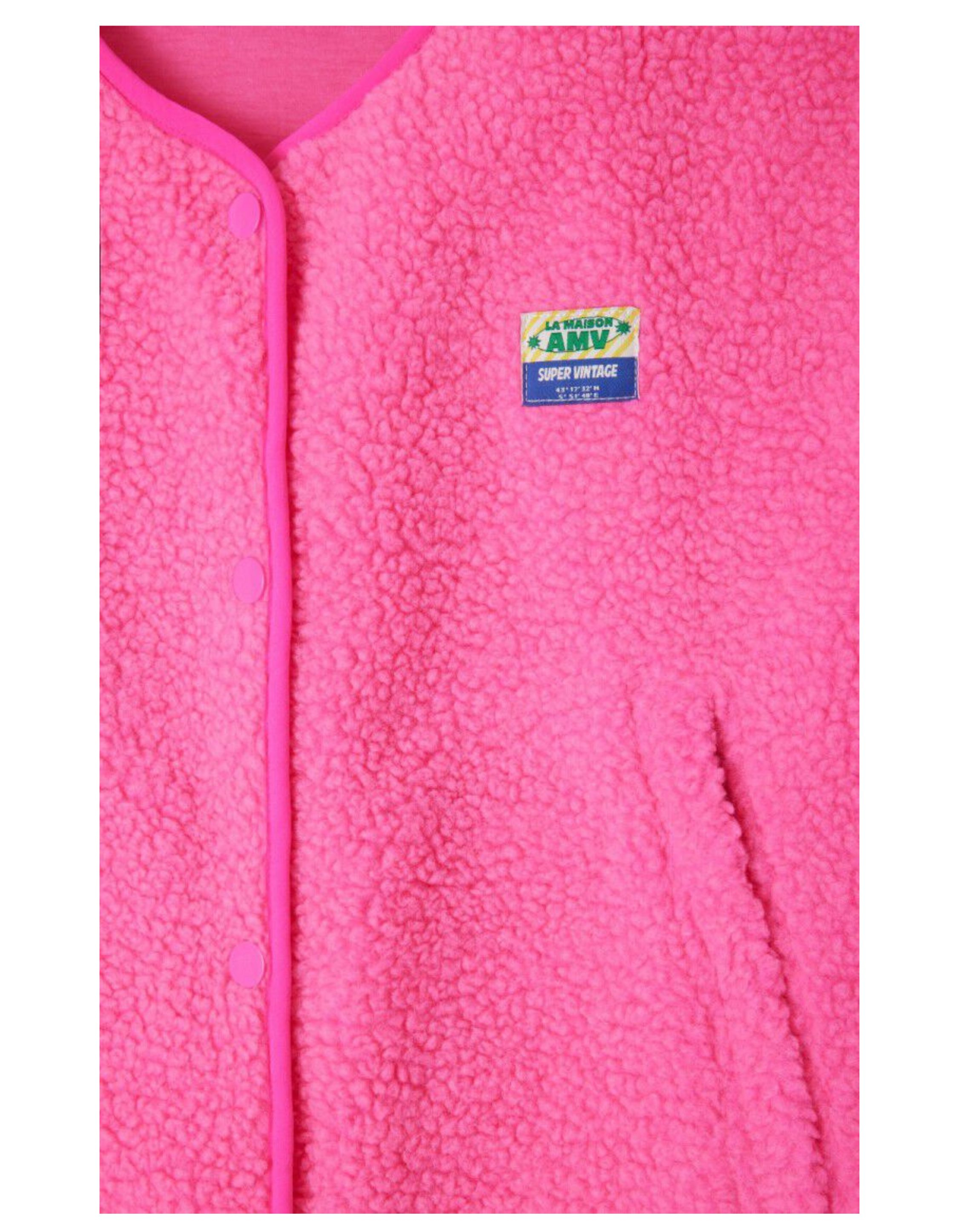 American Vintage Hoktown Gilets Roze Hok16be25