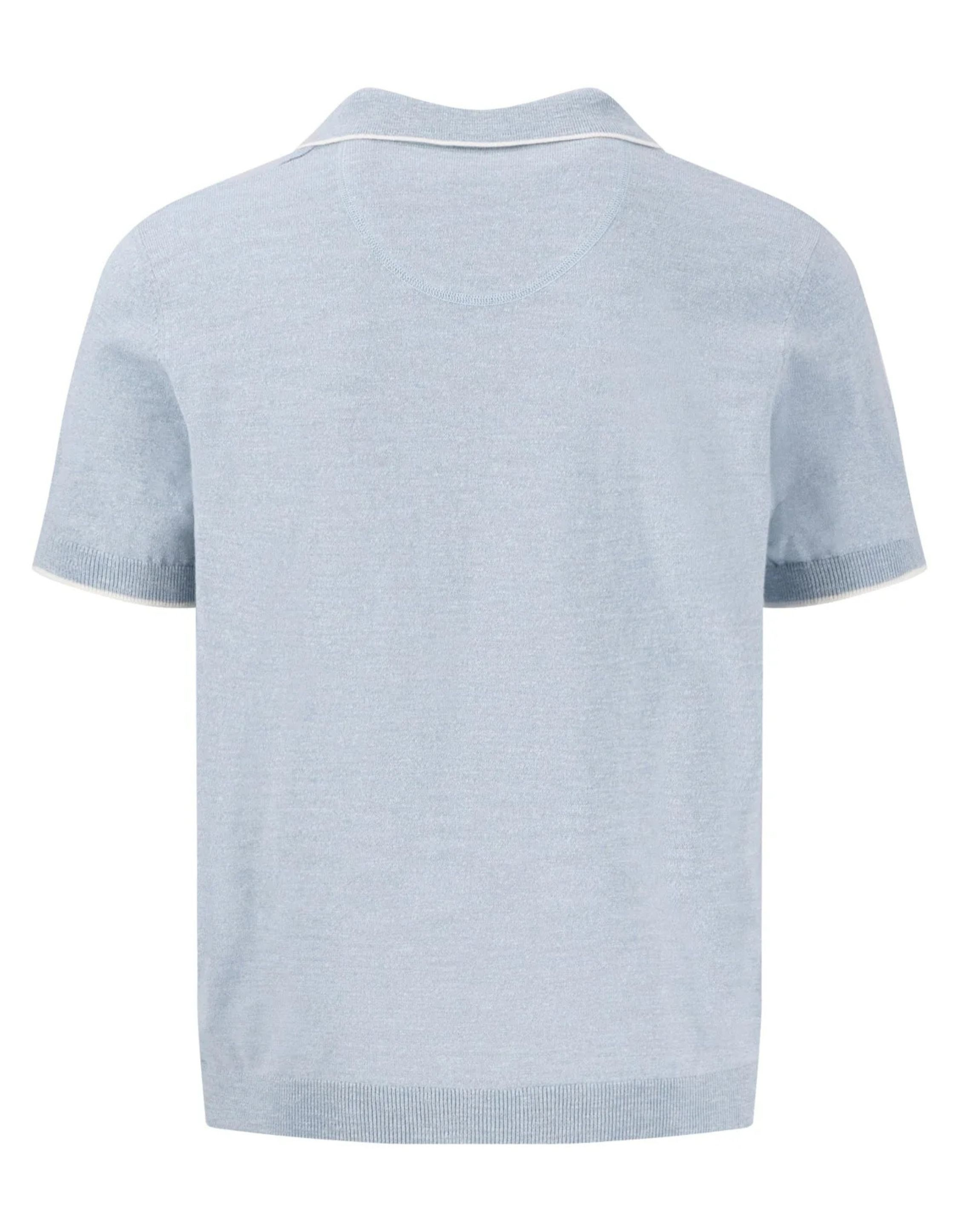 Fynch Hatton  Polos Lichtblauw 1503702