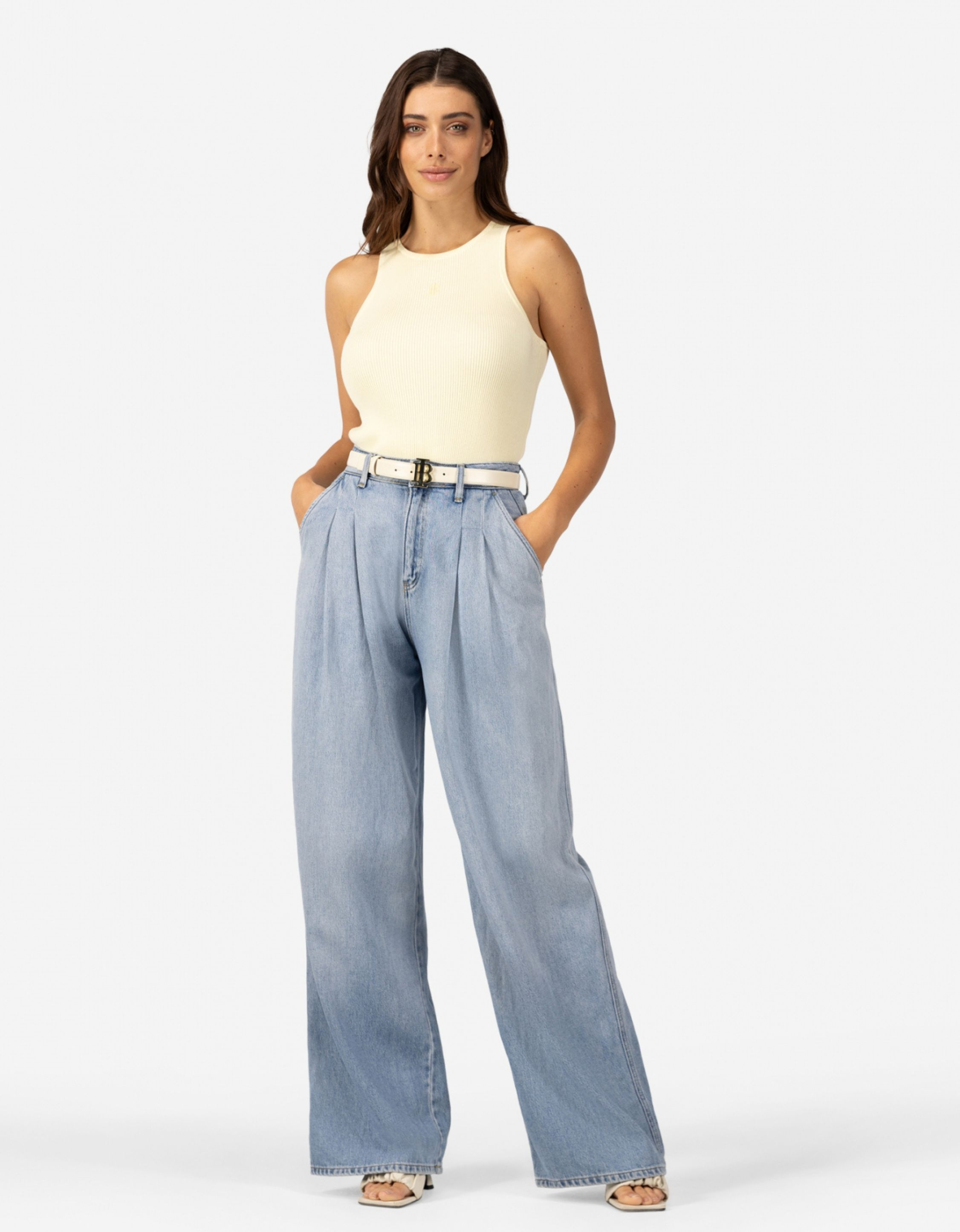 Ibana Tamora Tops Ecru 302530127