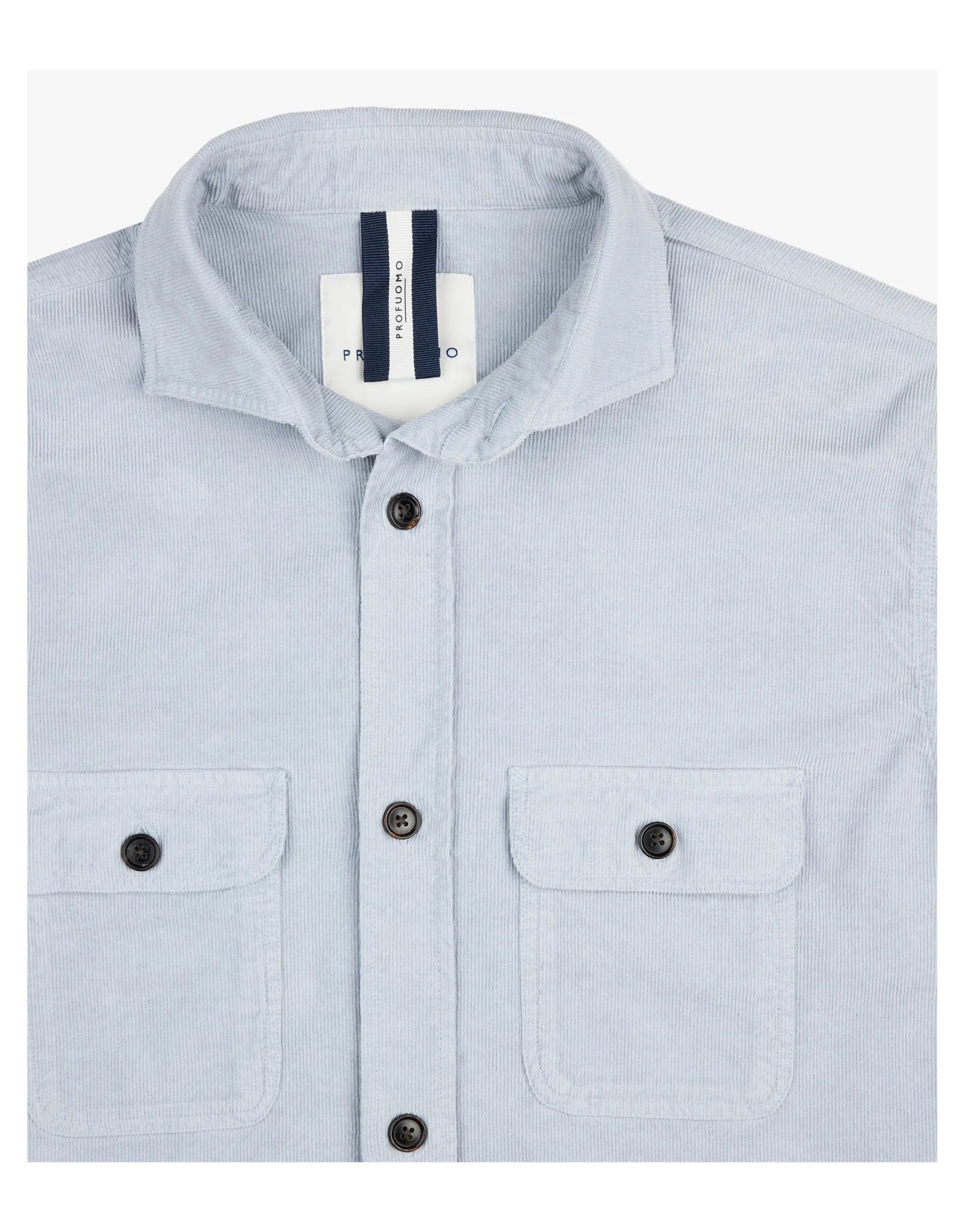 Profuomo  Overshirts Blauw Ppwf10008