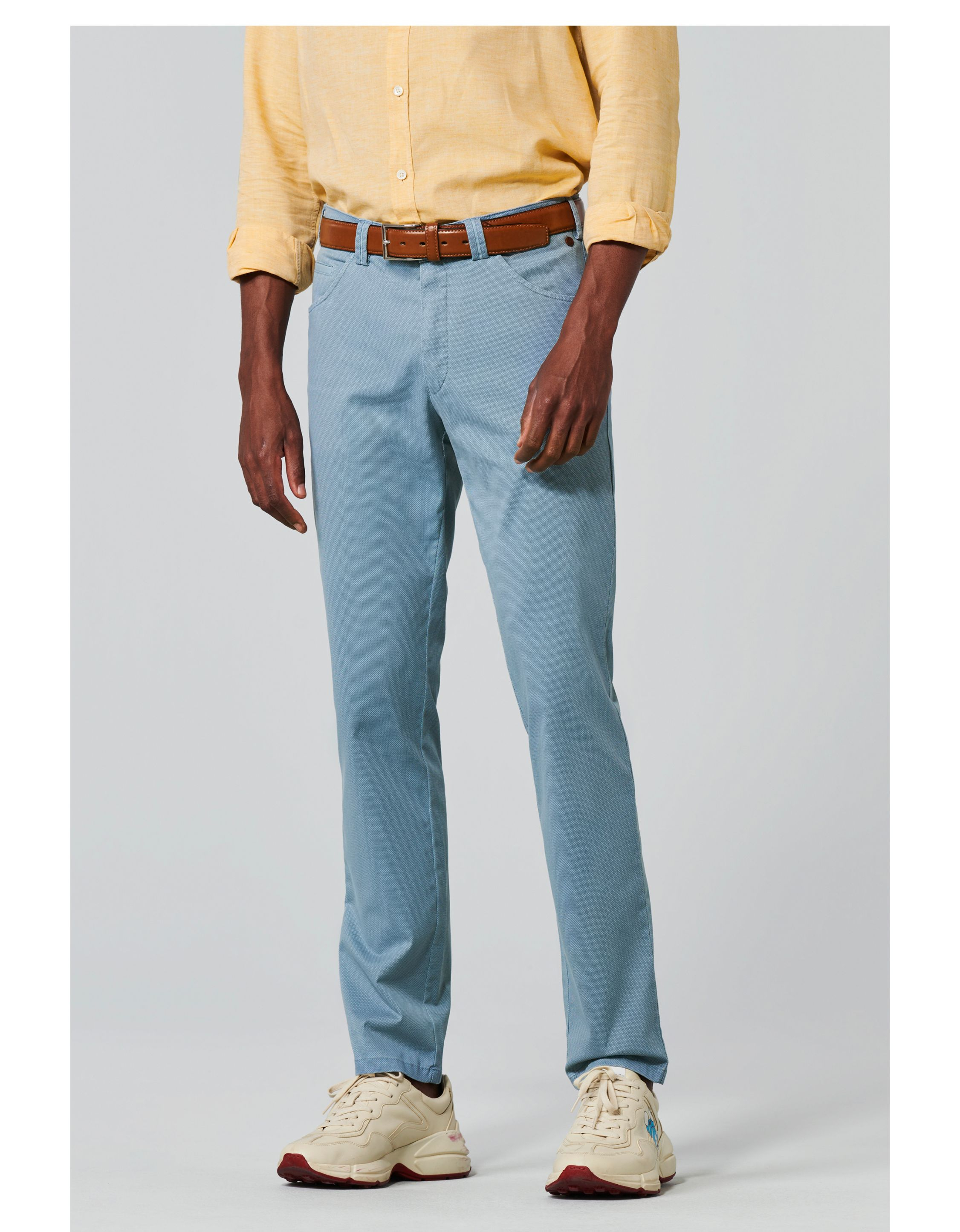 Meyer Dublin Pantalons Lichtblauw 1-5056