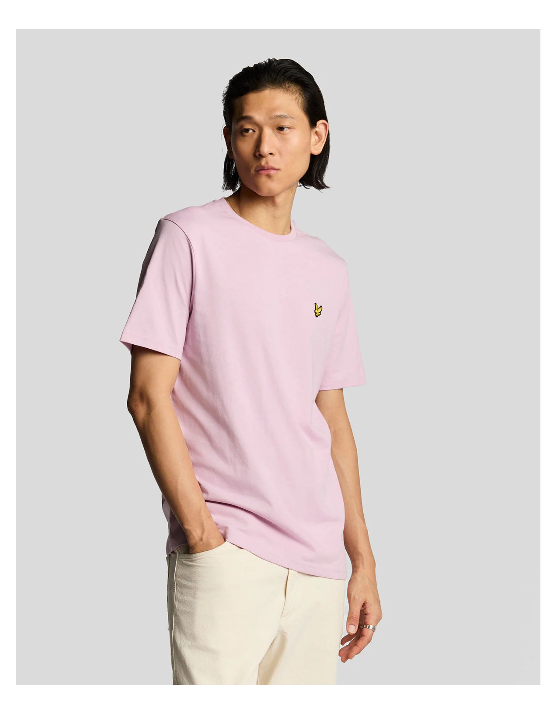 Lyle&scott Plain T-shirts Lichtroze Ts400vog