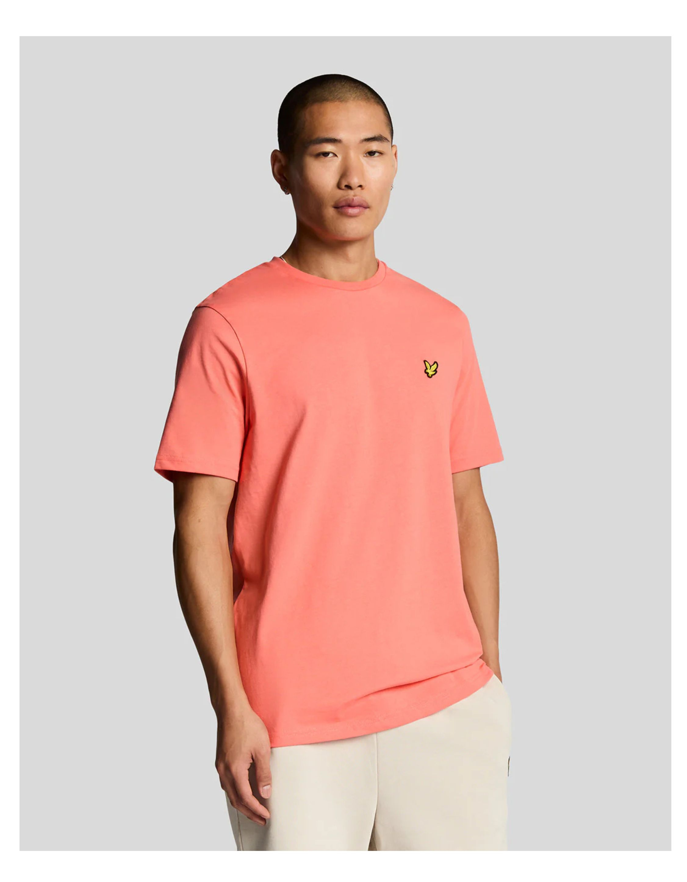 Lyle&scott Plain T-shirts Koraal Ts400vog