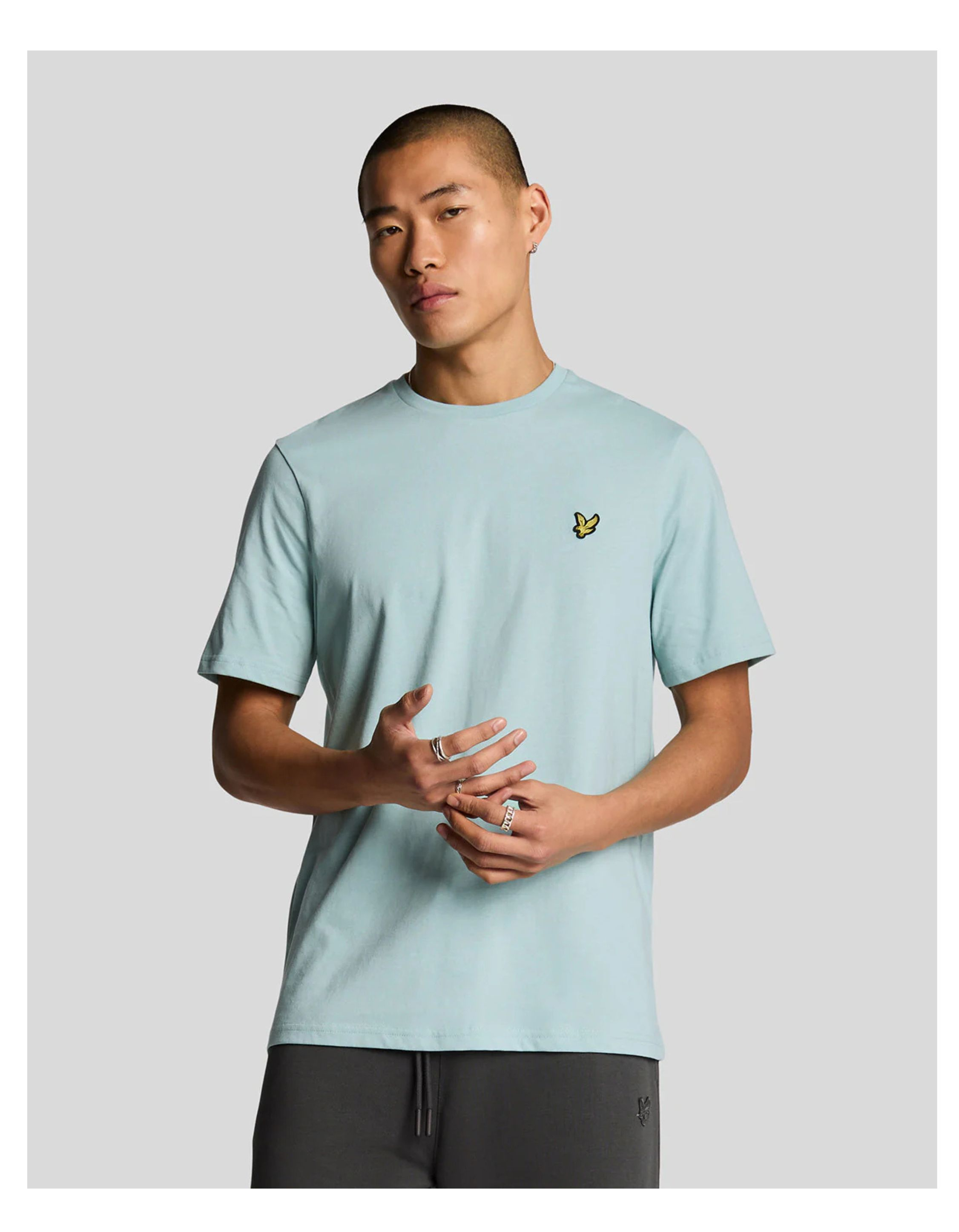 Lyle&scott Plain T-shirts Lichtblauw Ts400vog