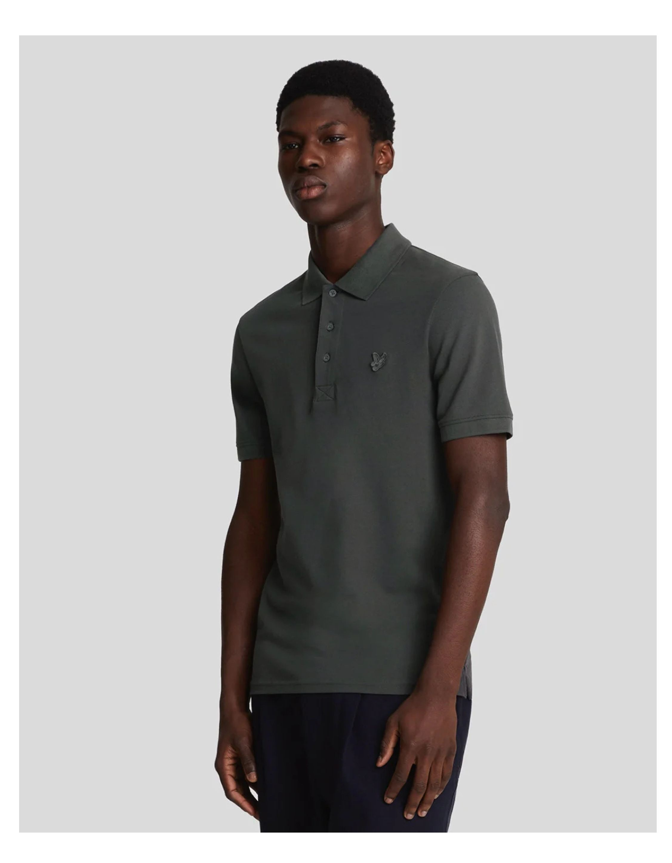 Lyle&scott Superfine Polos Donkergrijs Sp2255ton
