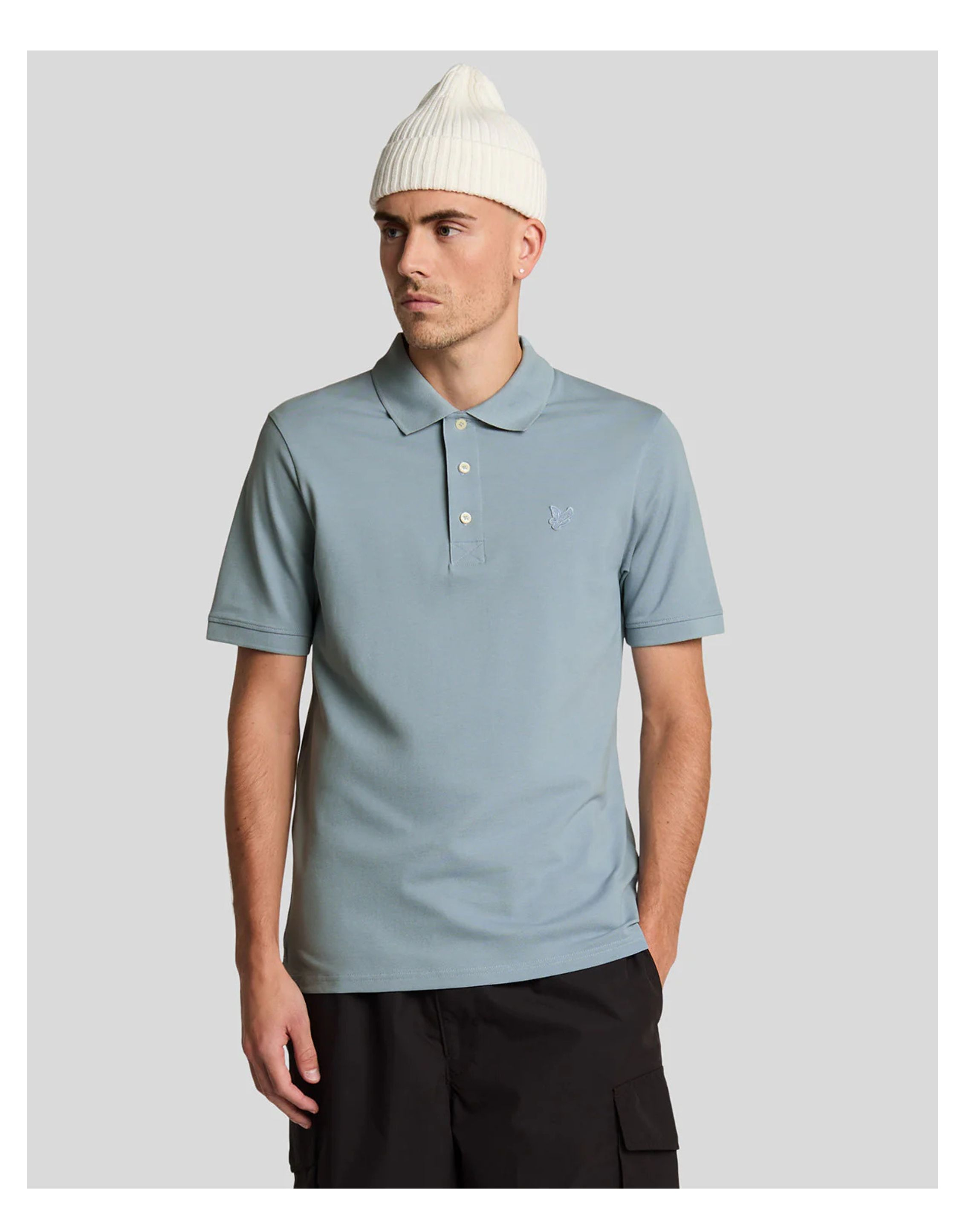 Lyle&scott Superfine Polos Lichtblauw Sp2255ton