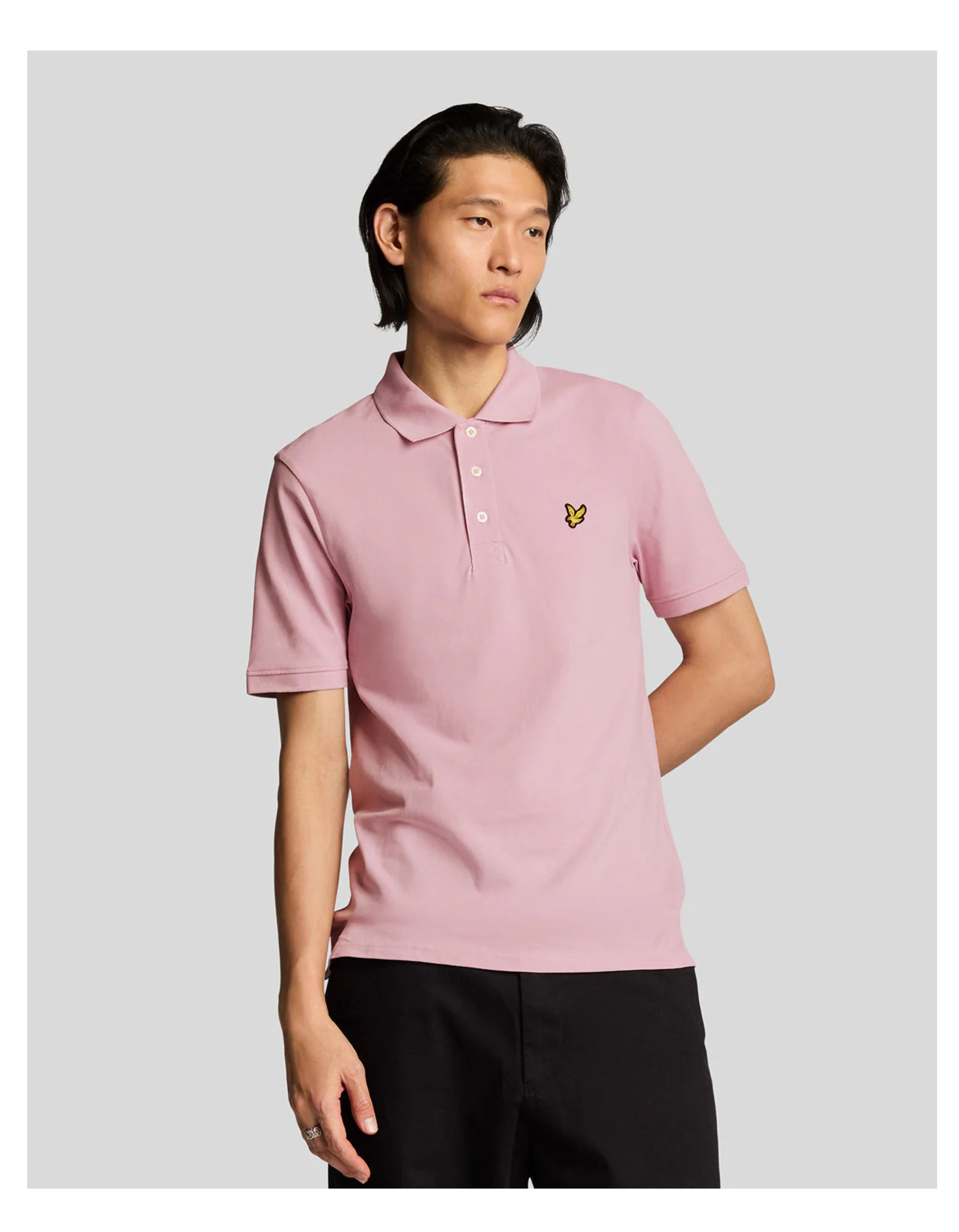 Lyle&scott Plain Polos Lichtroze Sp400vog