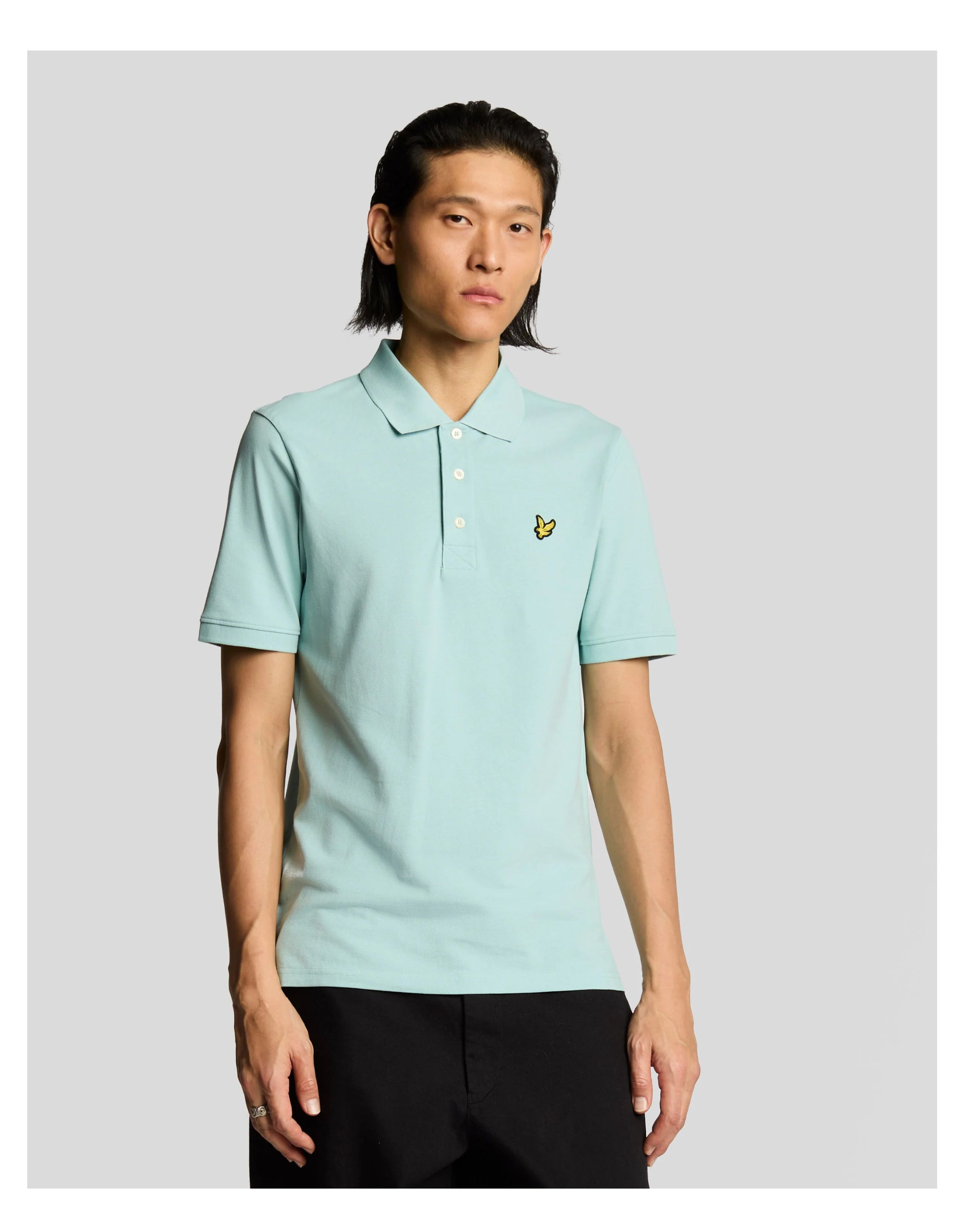 Lyle&scott Plain Polos Lichtblauw Sp400vog