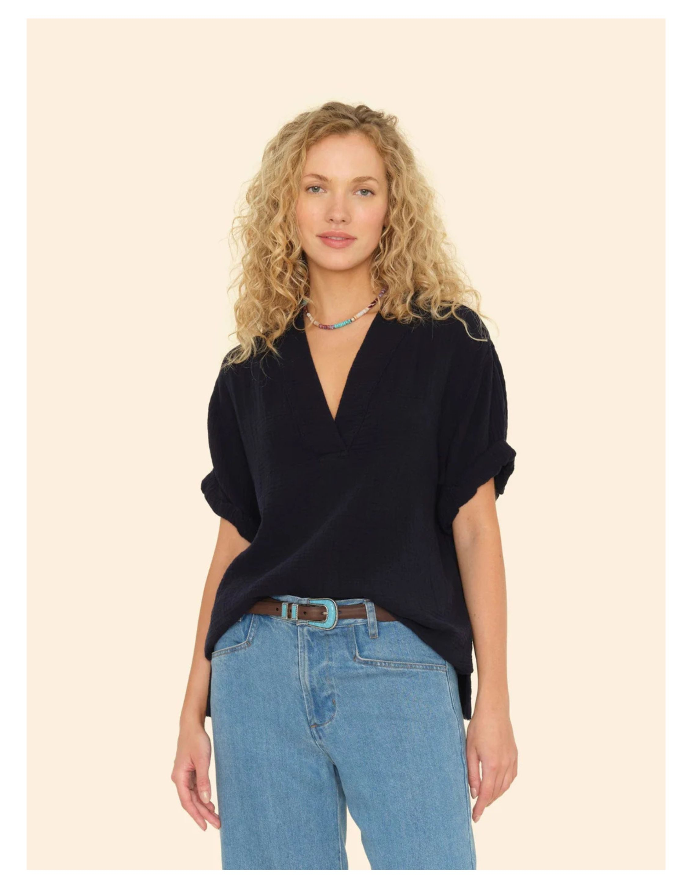 Xirena Avery Tops Donkerblauw X5chg004