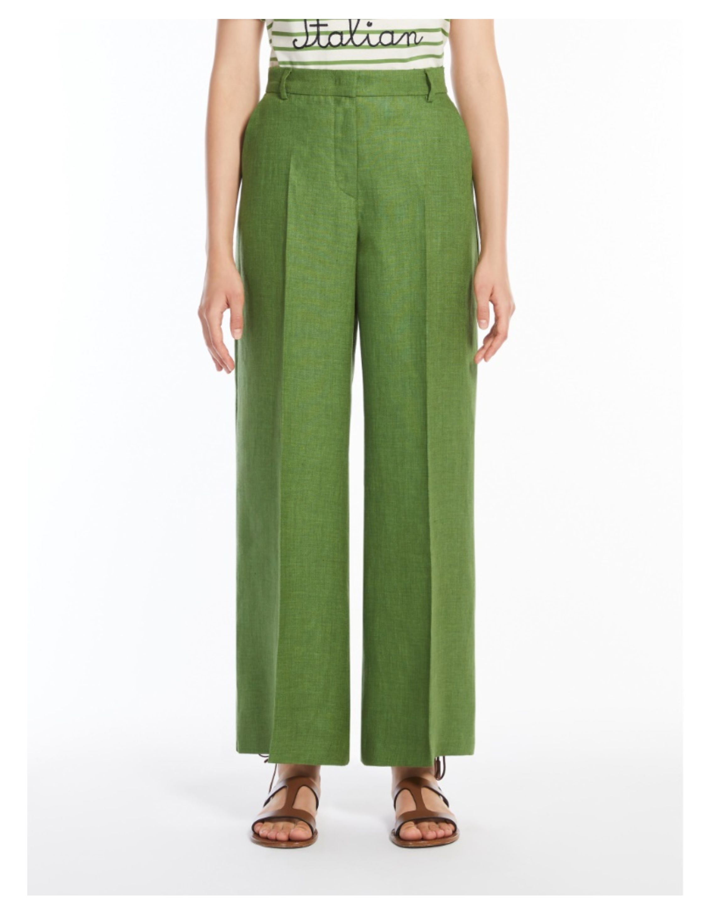 Max Mara Weekend  Pantalons Groen 2515131032600