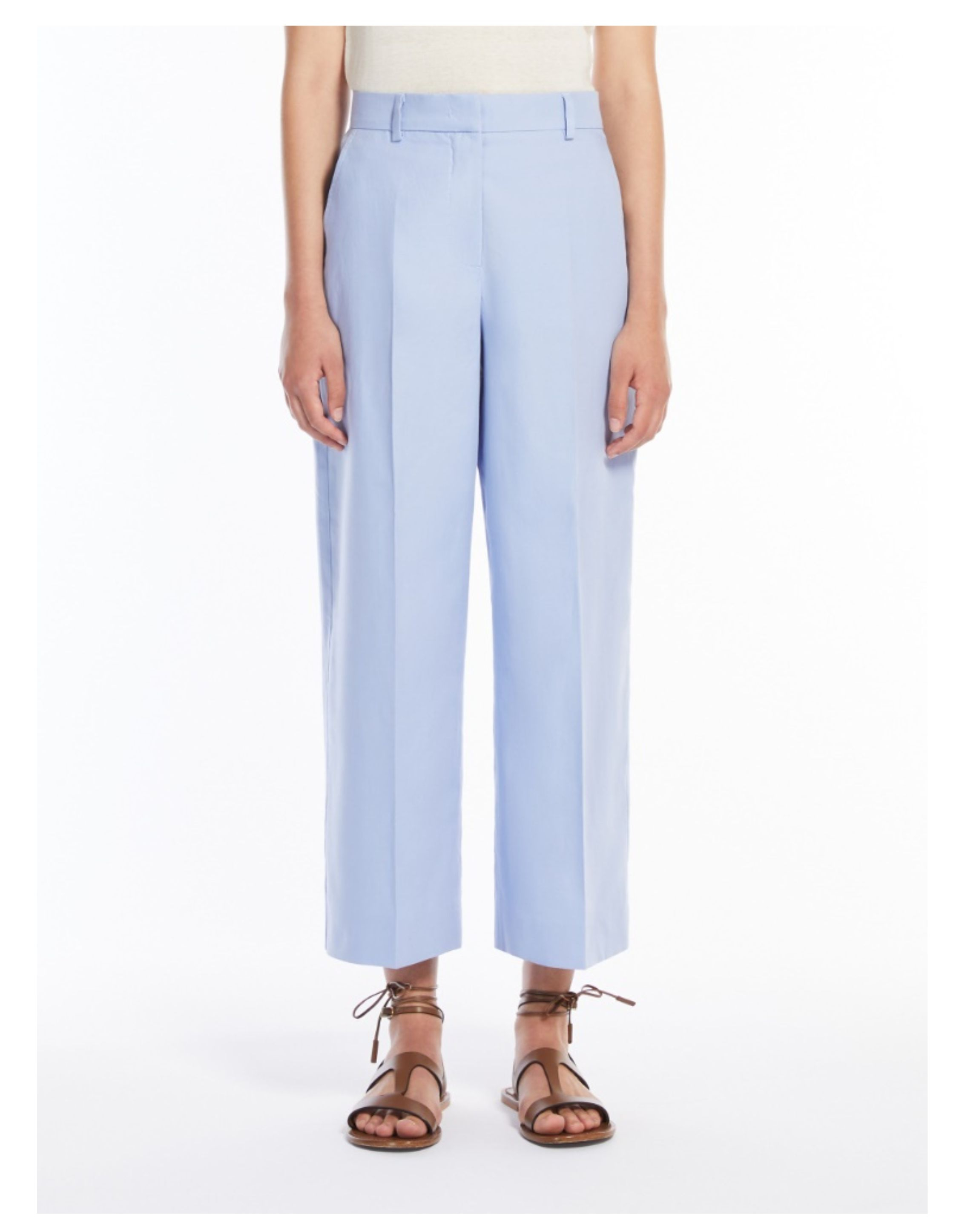 Max Mara Weekend  Pantalons Lichtblauw 2515131032600