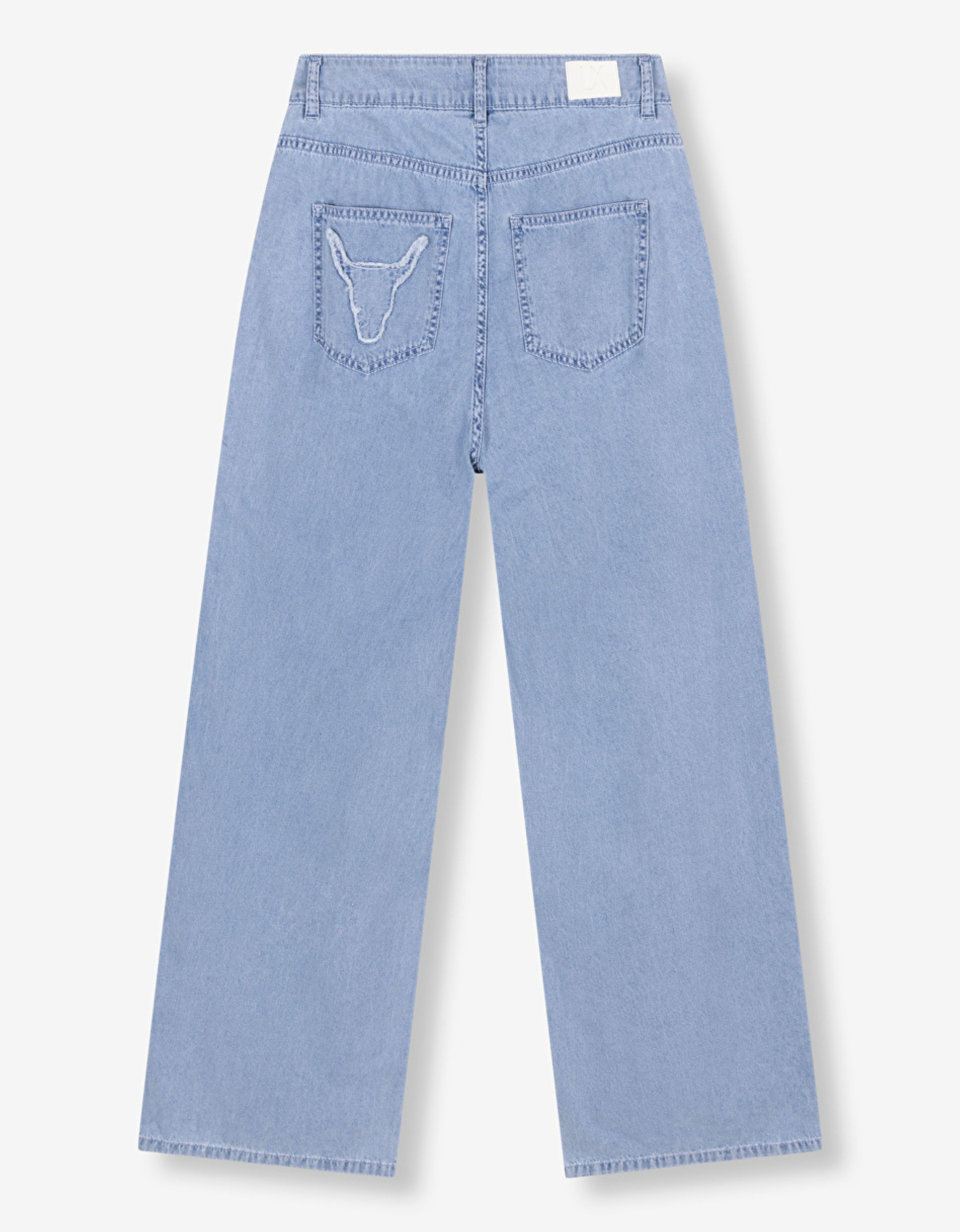 Alix The Label Chambray Denim Pants Jeans Blauw 2503138040