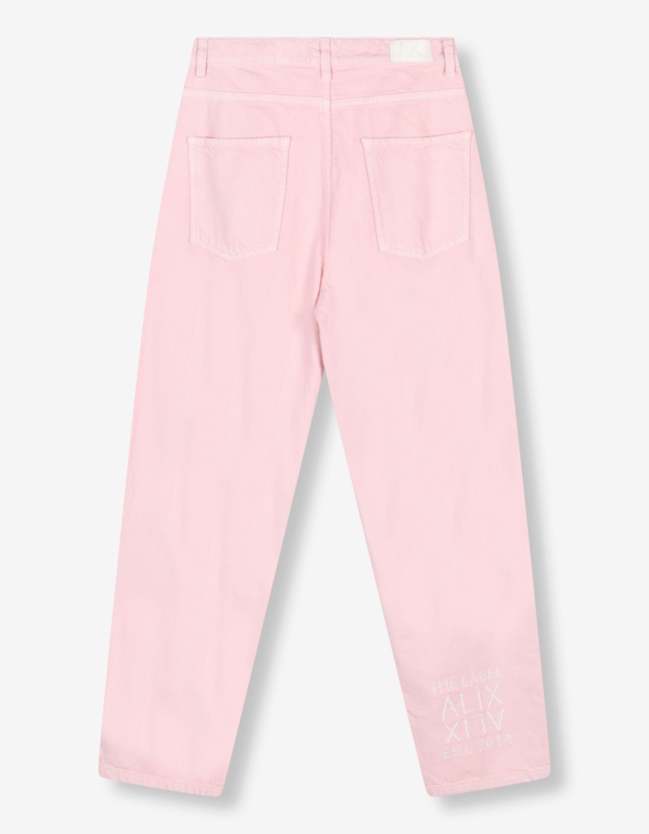 Alix The Label Linen Look Pants Pantalons Roze 2503104018