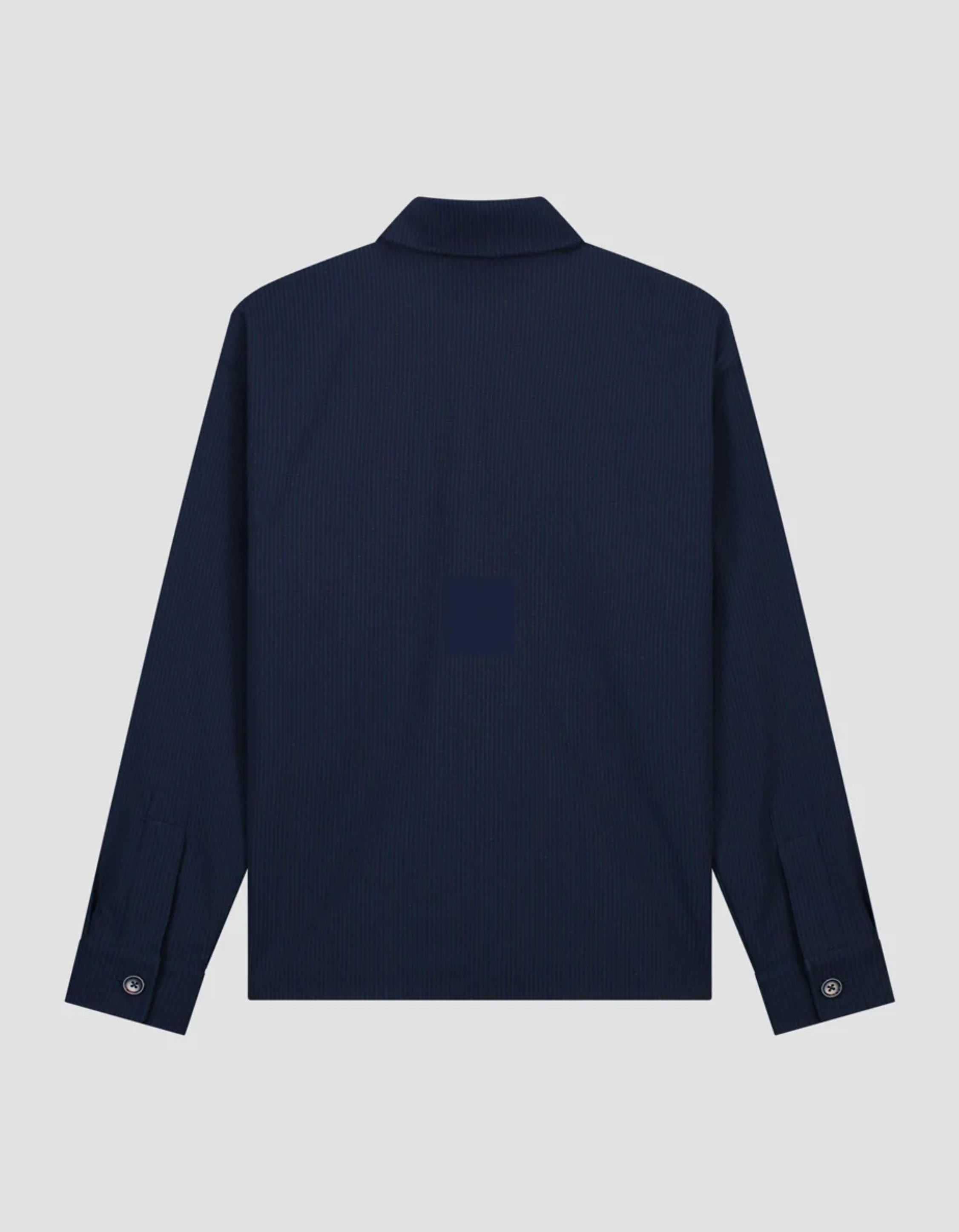 ØlÅf Bonded Pocket Overshirt Ls Overshirts Donkerblauw M200306