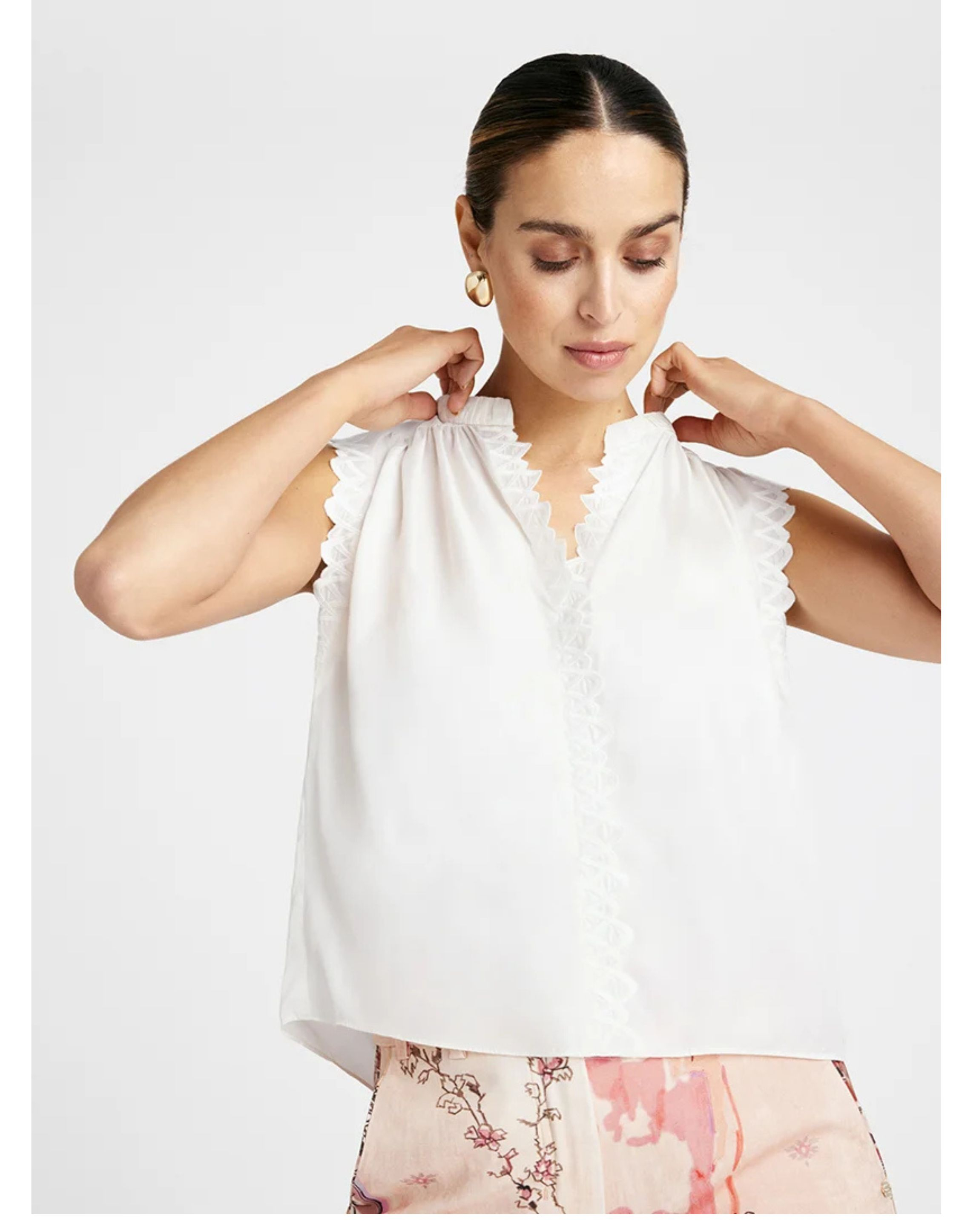Gustav Darsi Tops Off White 56648 7355