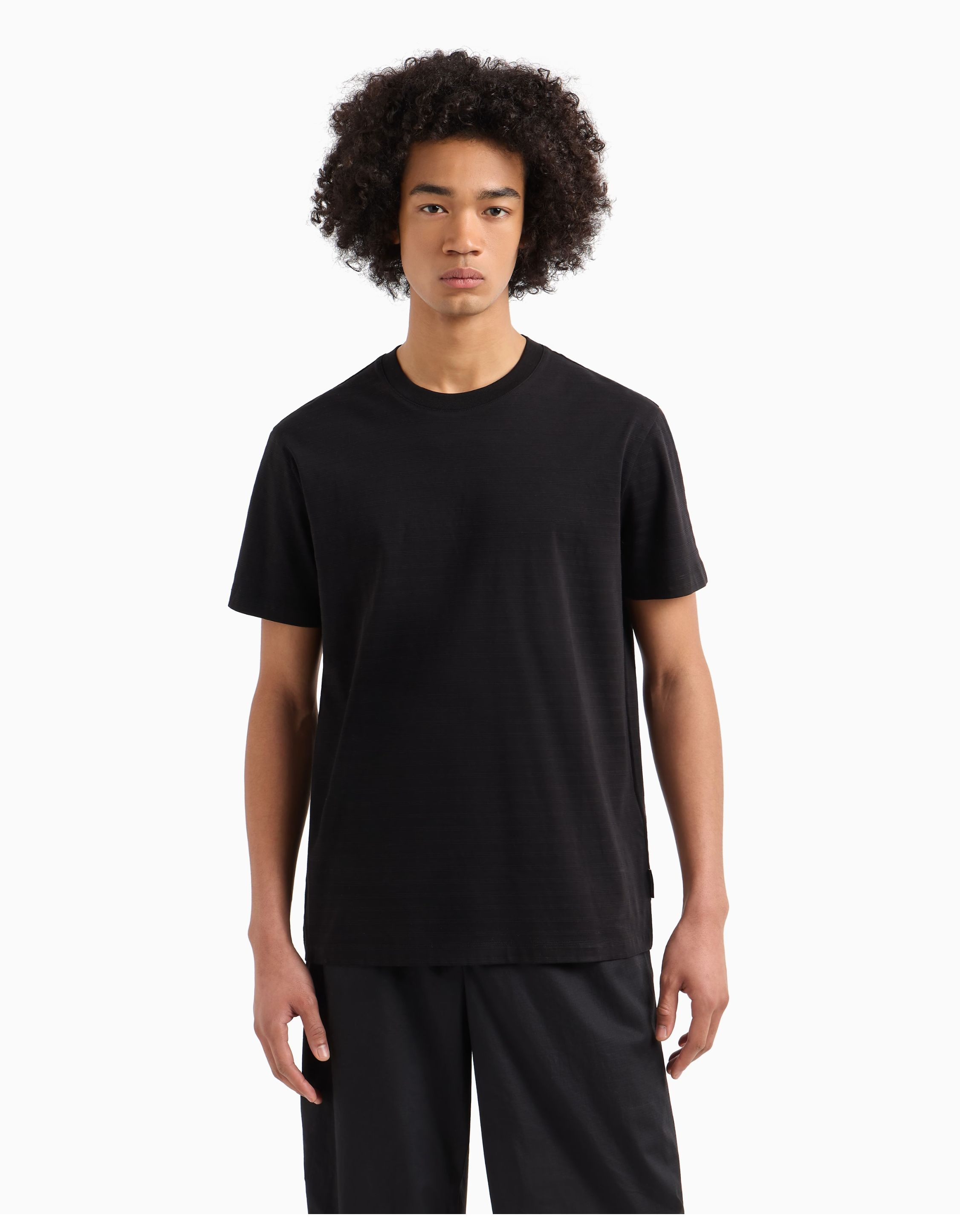 Armani Exchange  T-shirts Zwart Xm000730 Af13025