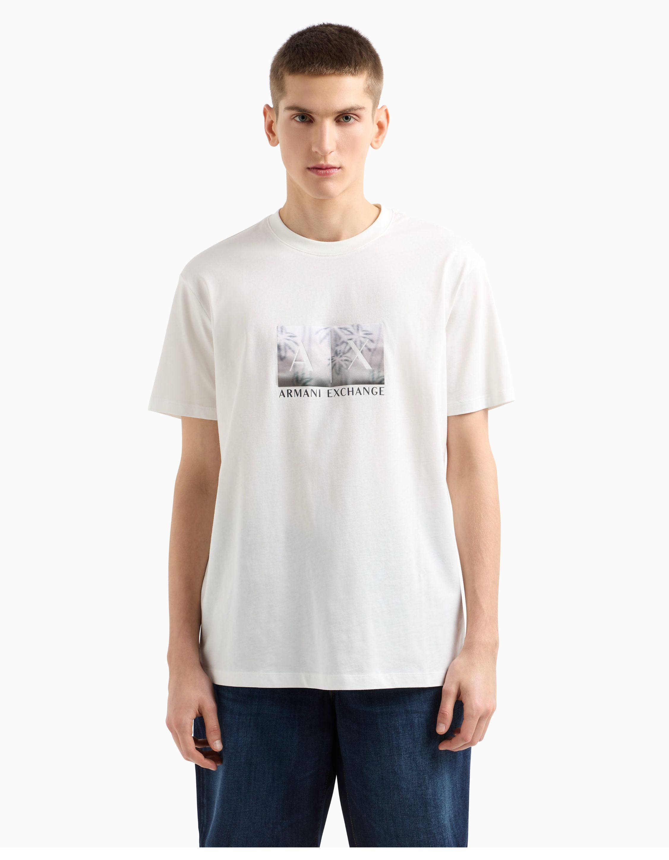 Armani Exchange  T-shirts Off White Xm000555 Af10358