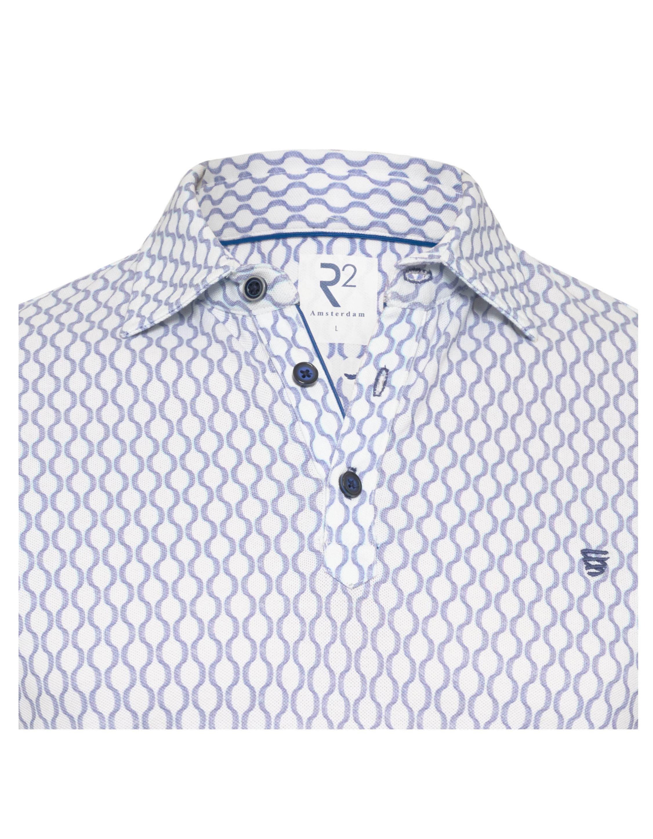 R2  Lange Mouw Overhemden Blauw 128.polo.010