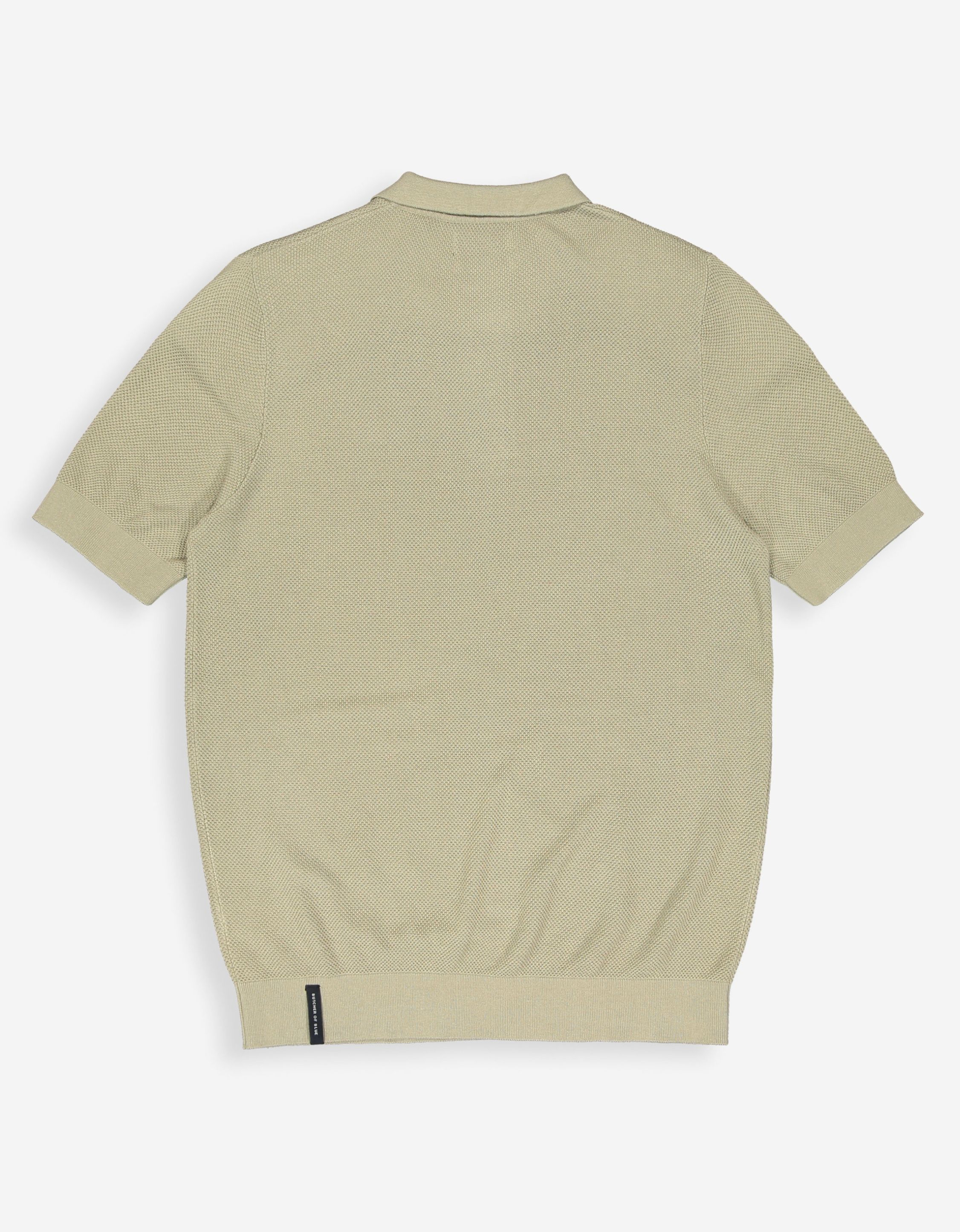 Butcher Of Blue Ripley Knit Polo Polos Groen M2516017