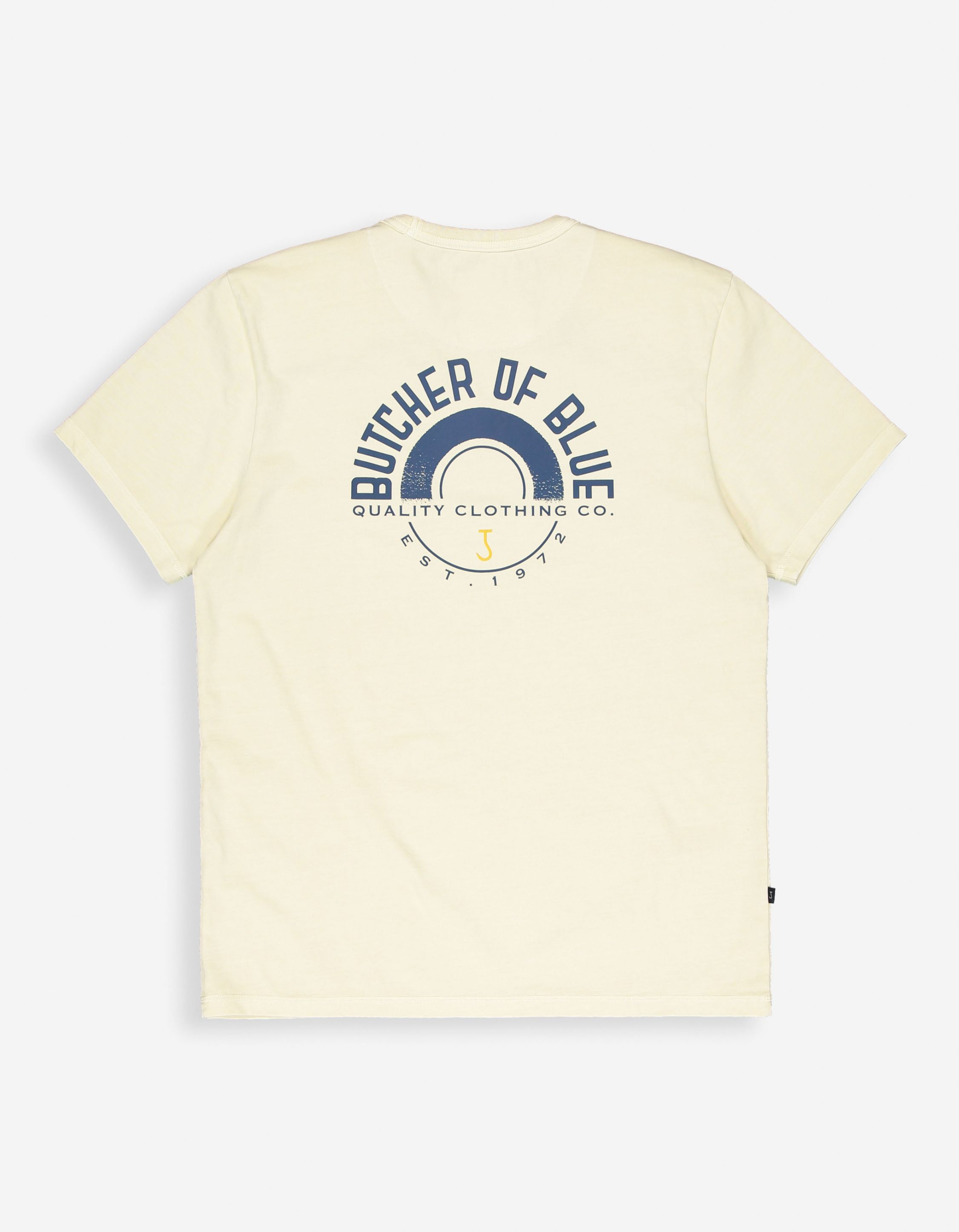 Butcher Of Blue Army Circle Tee T-shirts Creme M2512011