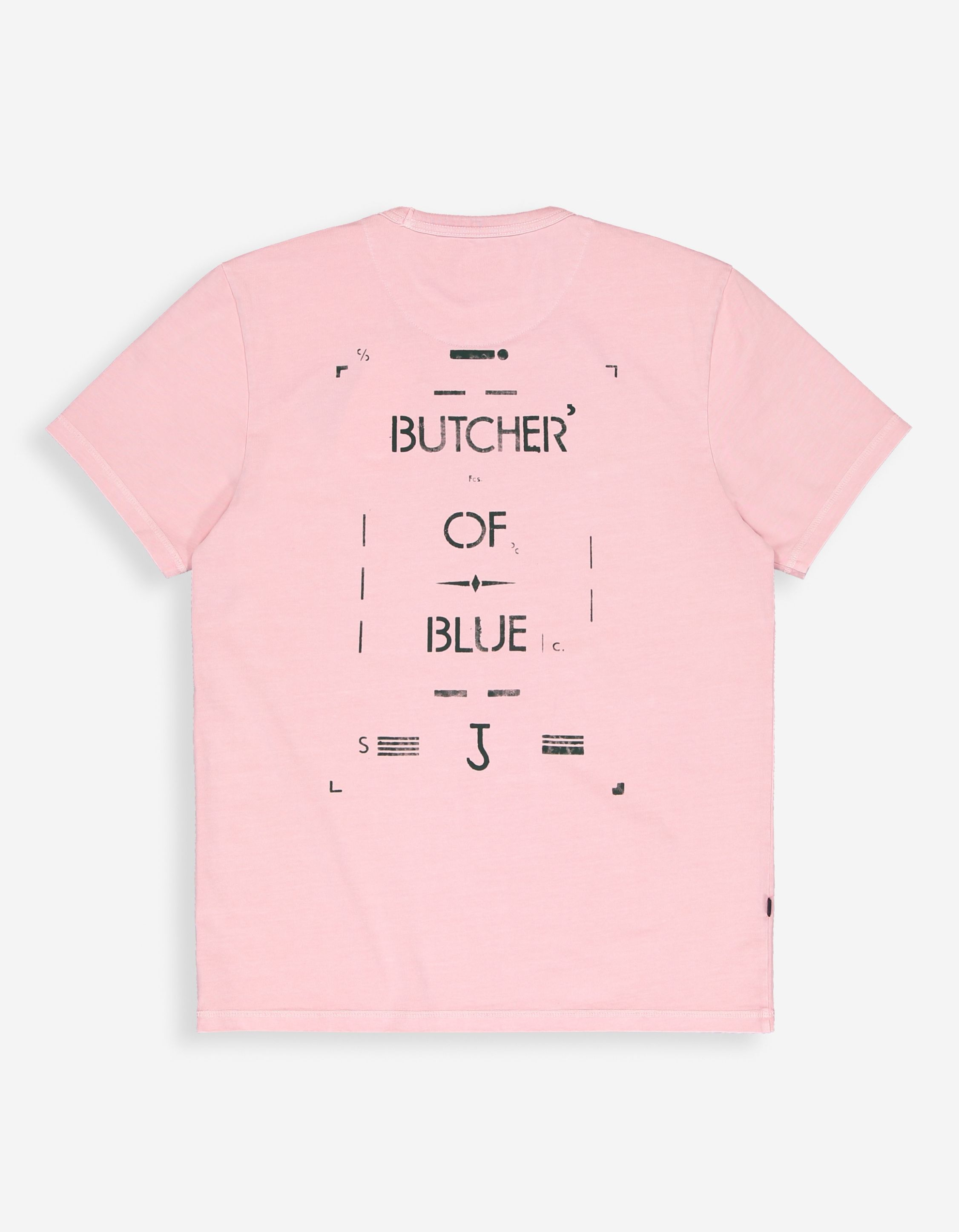 Butcher Of Blue Army Stencil Tee T-shirts Roze M2512004
