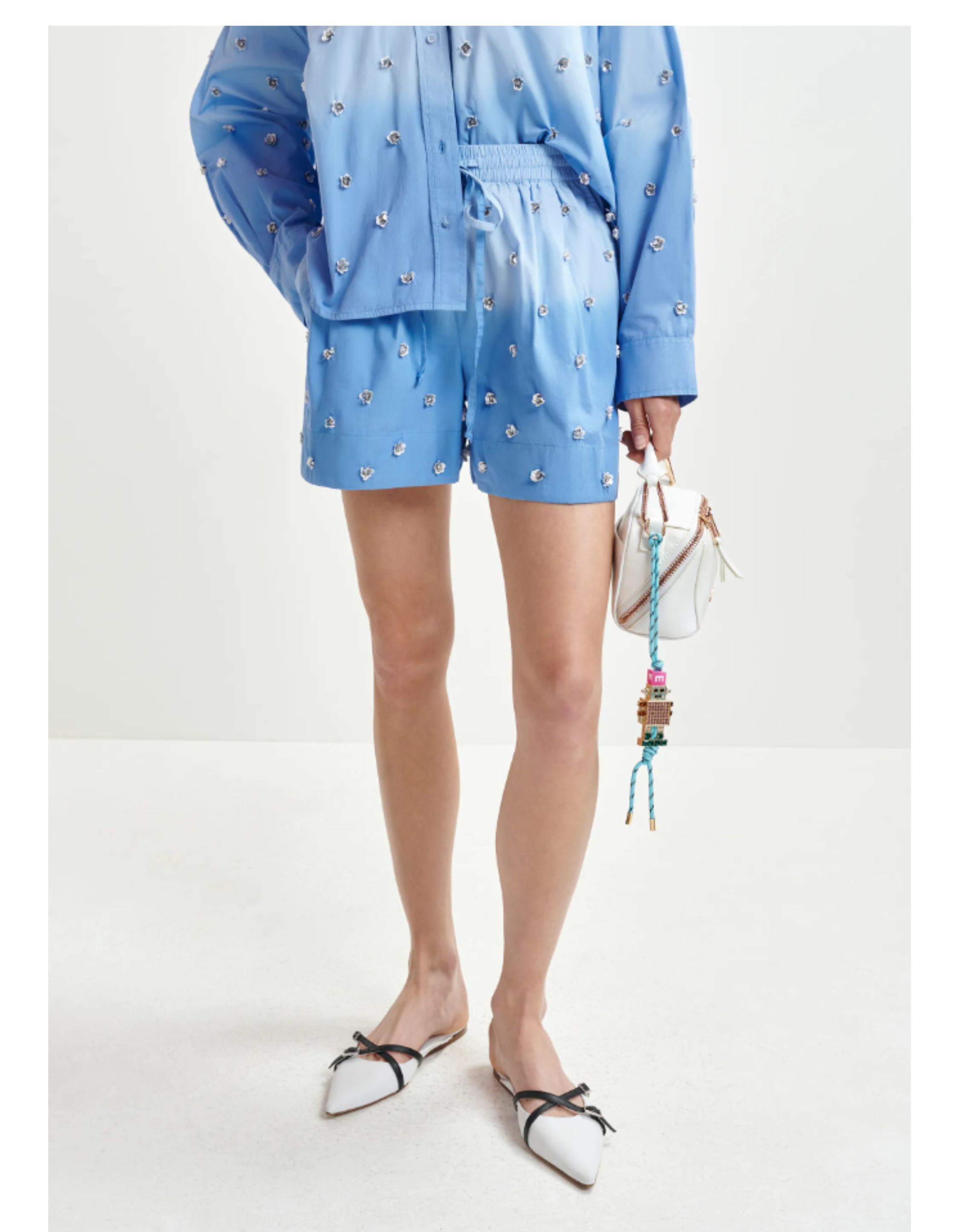 Essentiel Antwerp  Shorts Blauw Hichigan