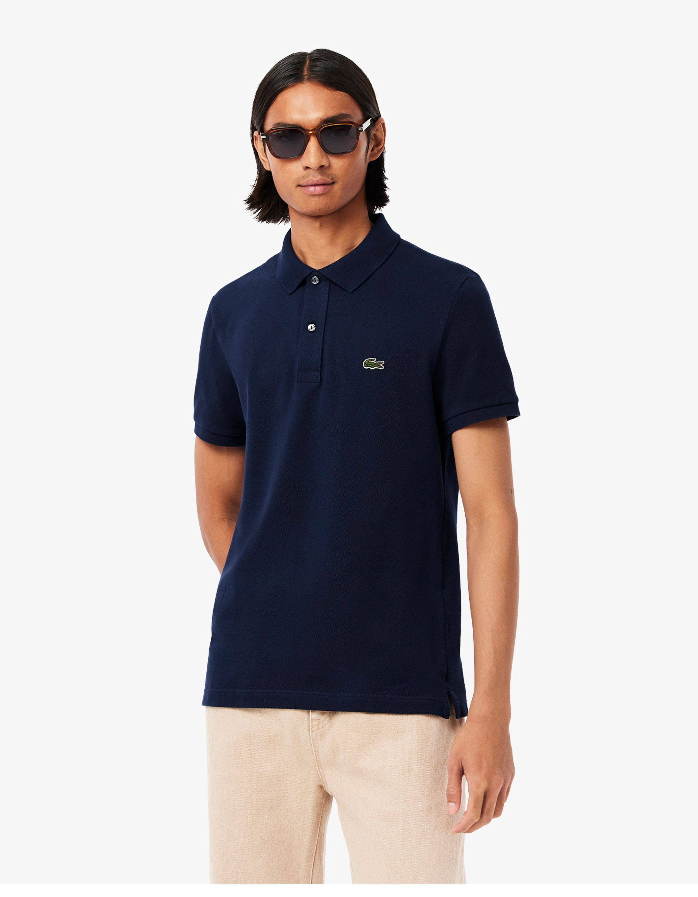 Lacoste  Polos Donkerblauw Ph4012-51