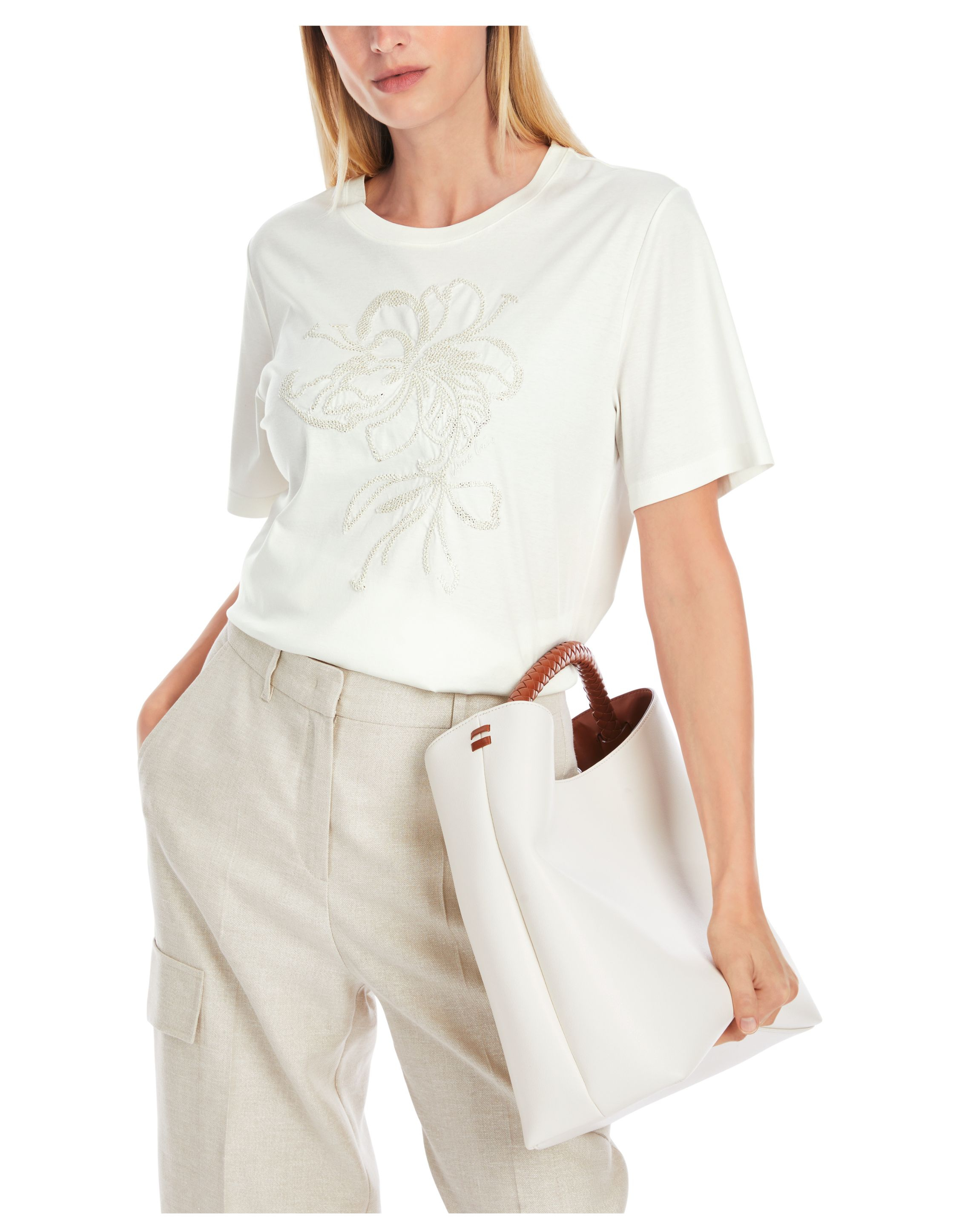 Marccain  T-shirts Off White Yc 48.11 J82