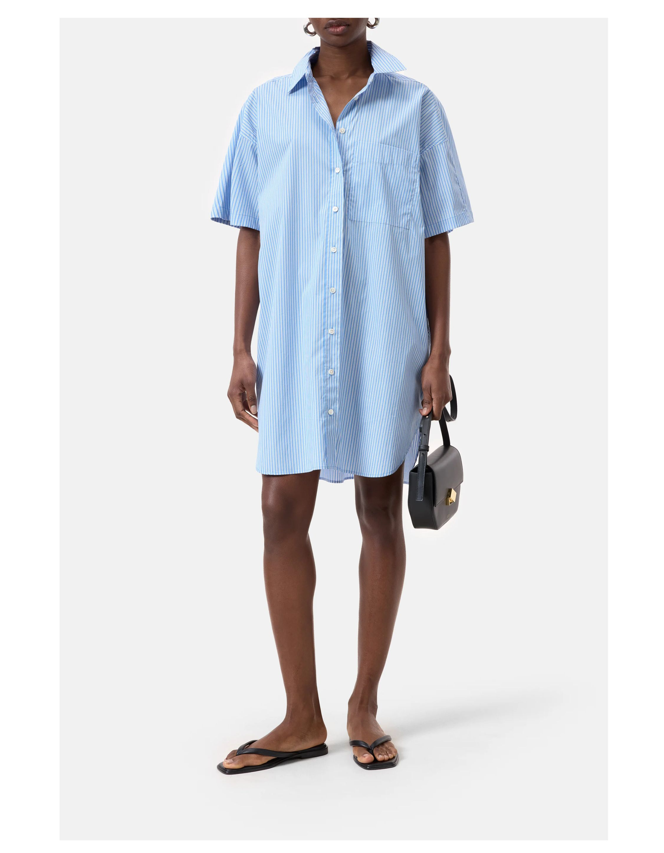 Closed Shirtdress Jurken Blauw C98024-22w-st
