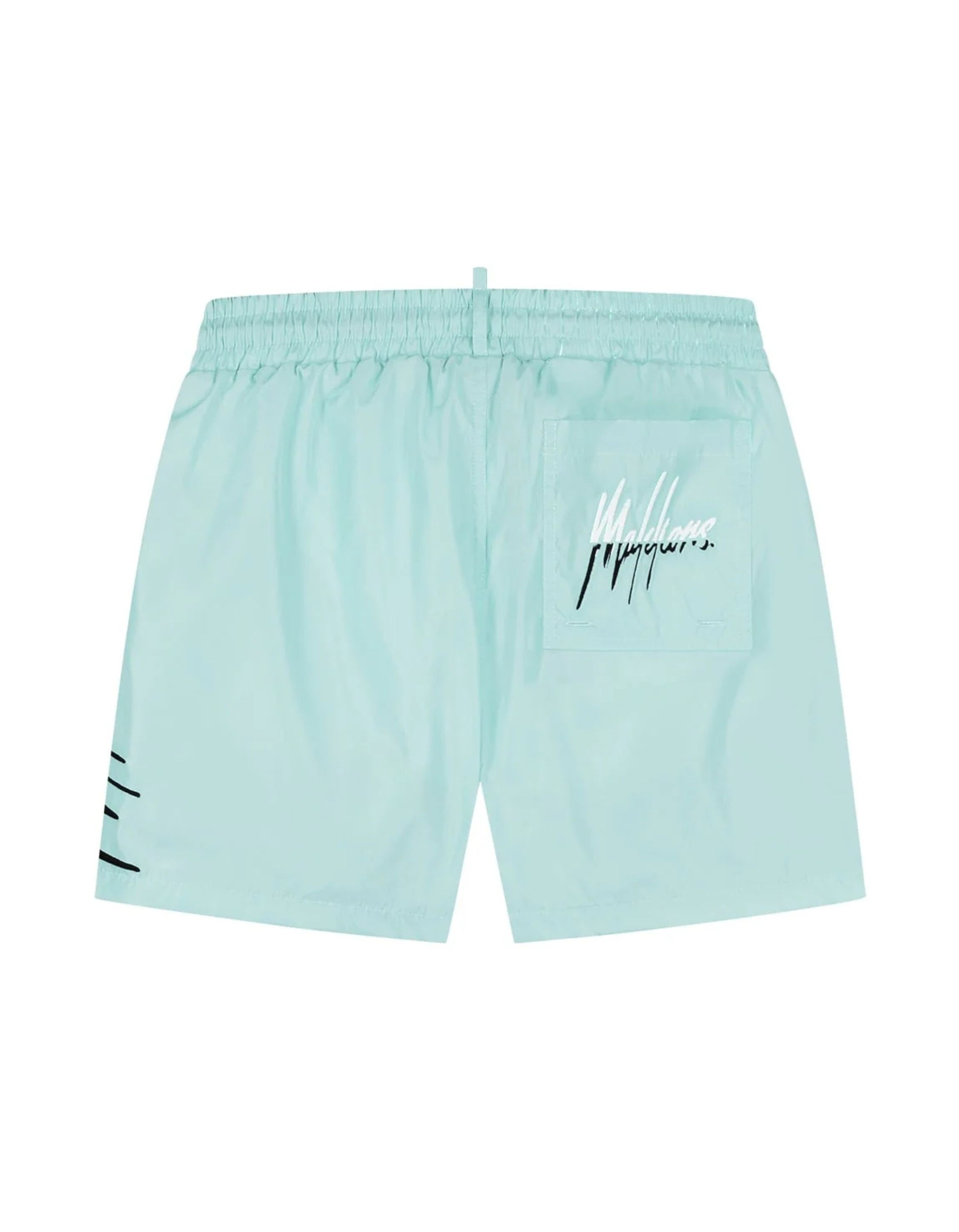 Malelions Split Swim Shorts Zwembroeken Blauw Mm3-ss25-13