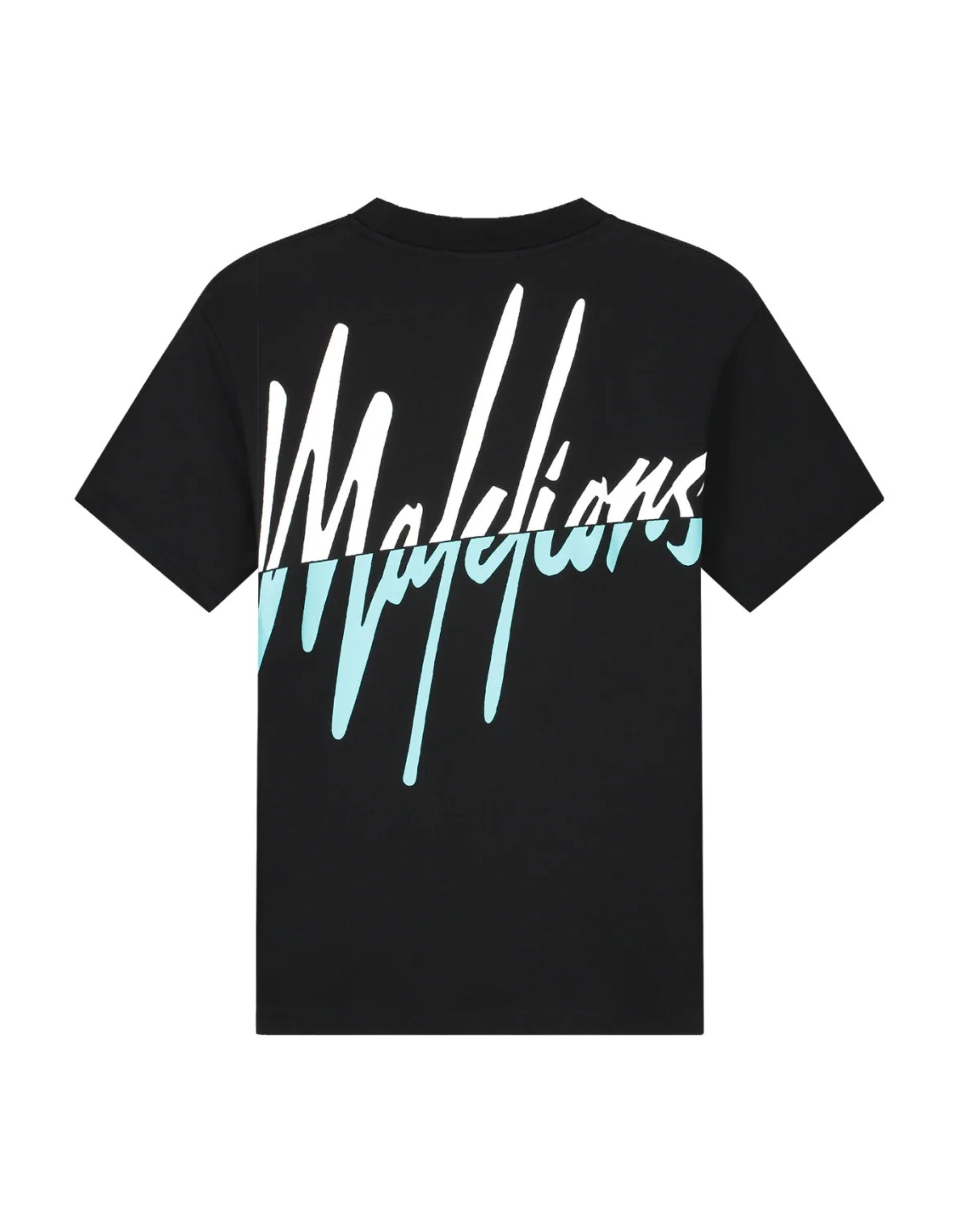 Malelions Split T-shirt T-shirts Zwart Mm3-ss25-09