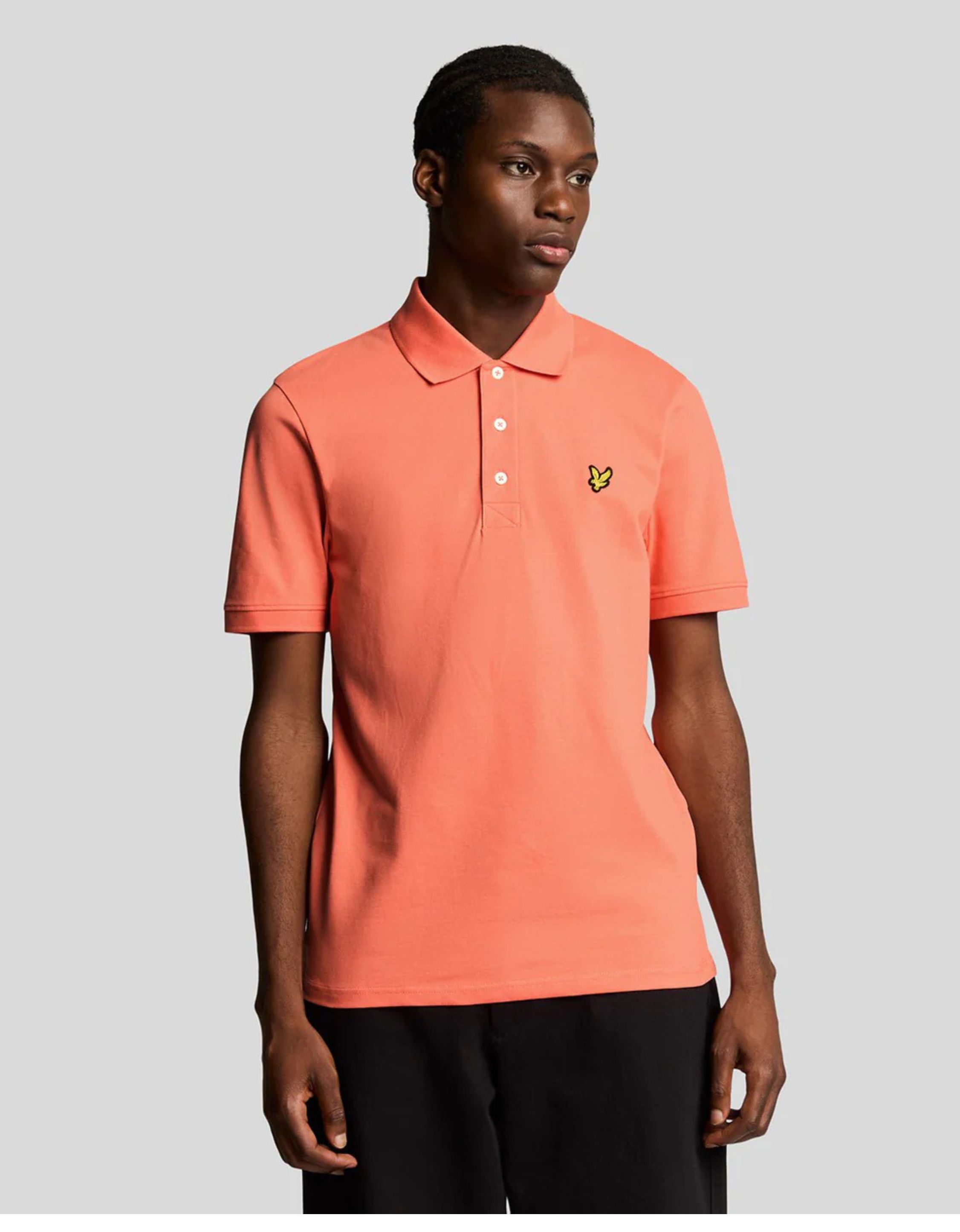 Lyle&scott Plain Polos Koraal Sp400vog