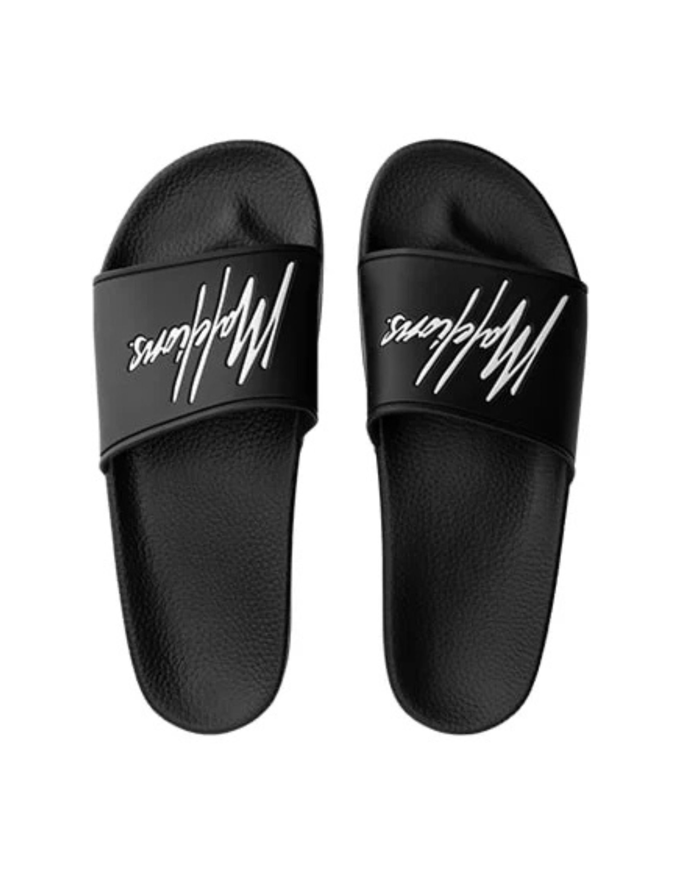 Malelions Signature Slides Slippers Zwart Ma3-ss25-05