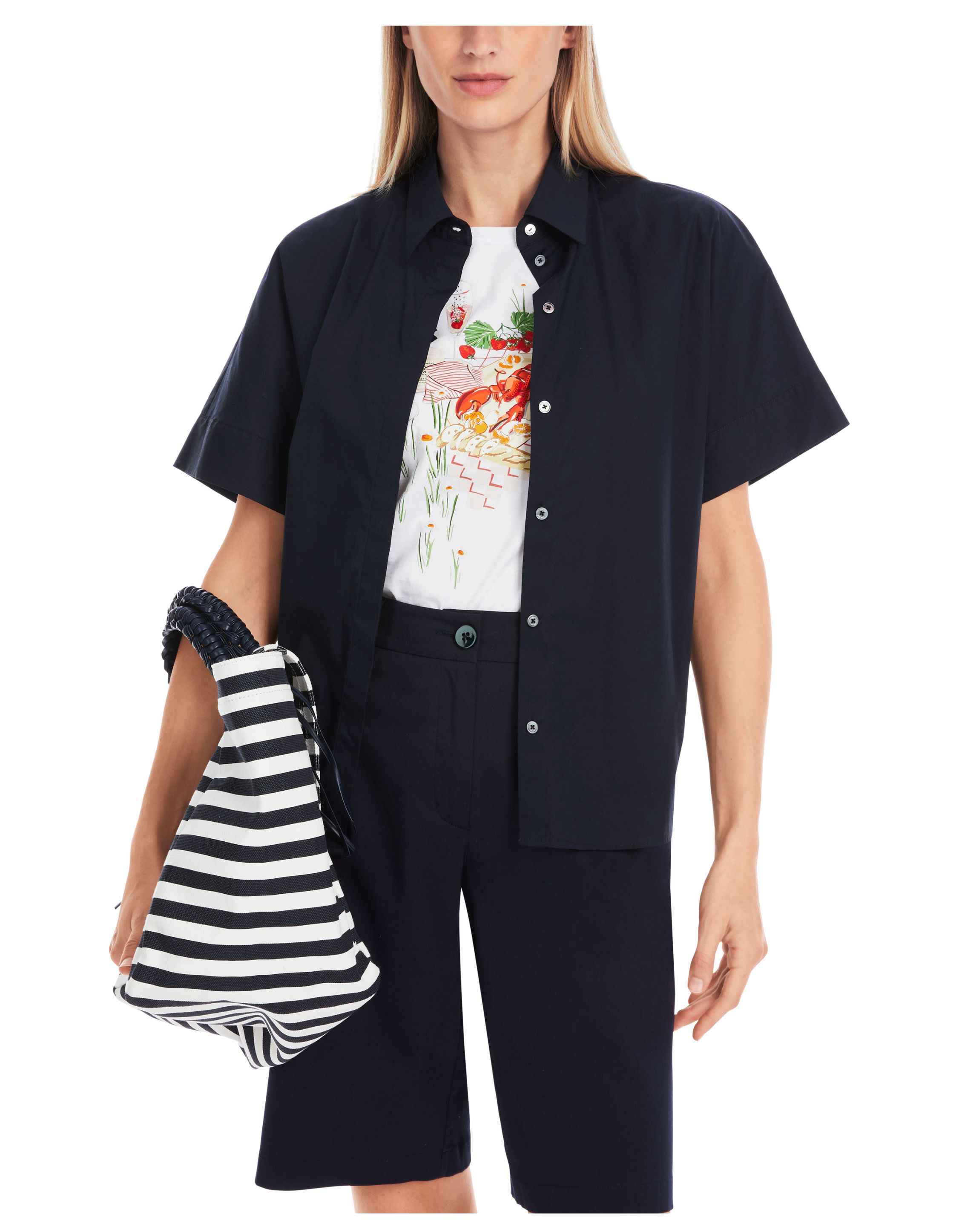Marccain  Blouses Donkerblauw Ya 51.10 W45