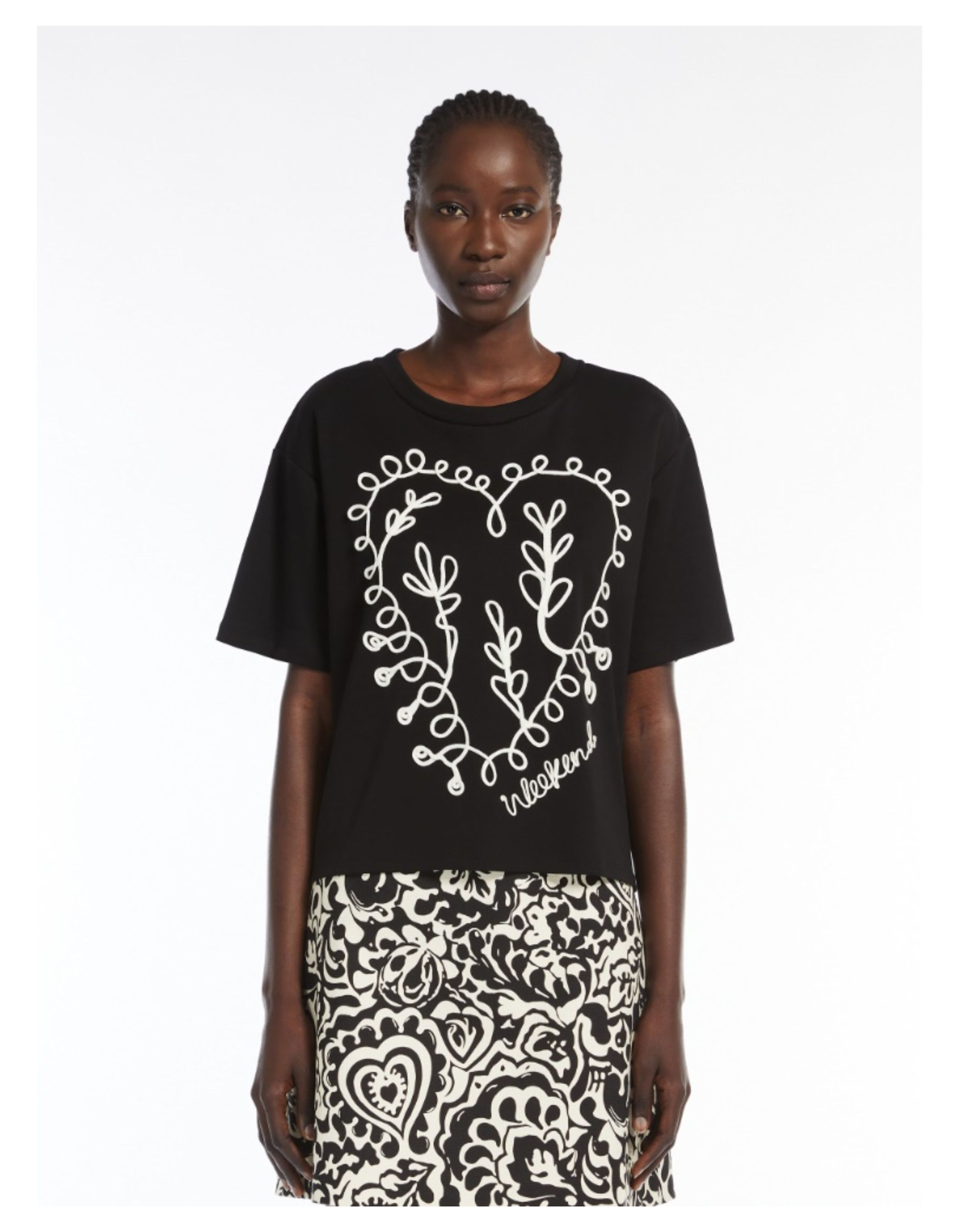 Max Mara Weekend Lecco T-shirts Zwart 2515941052600