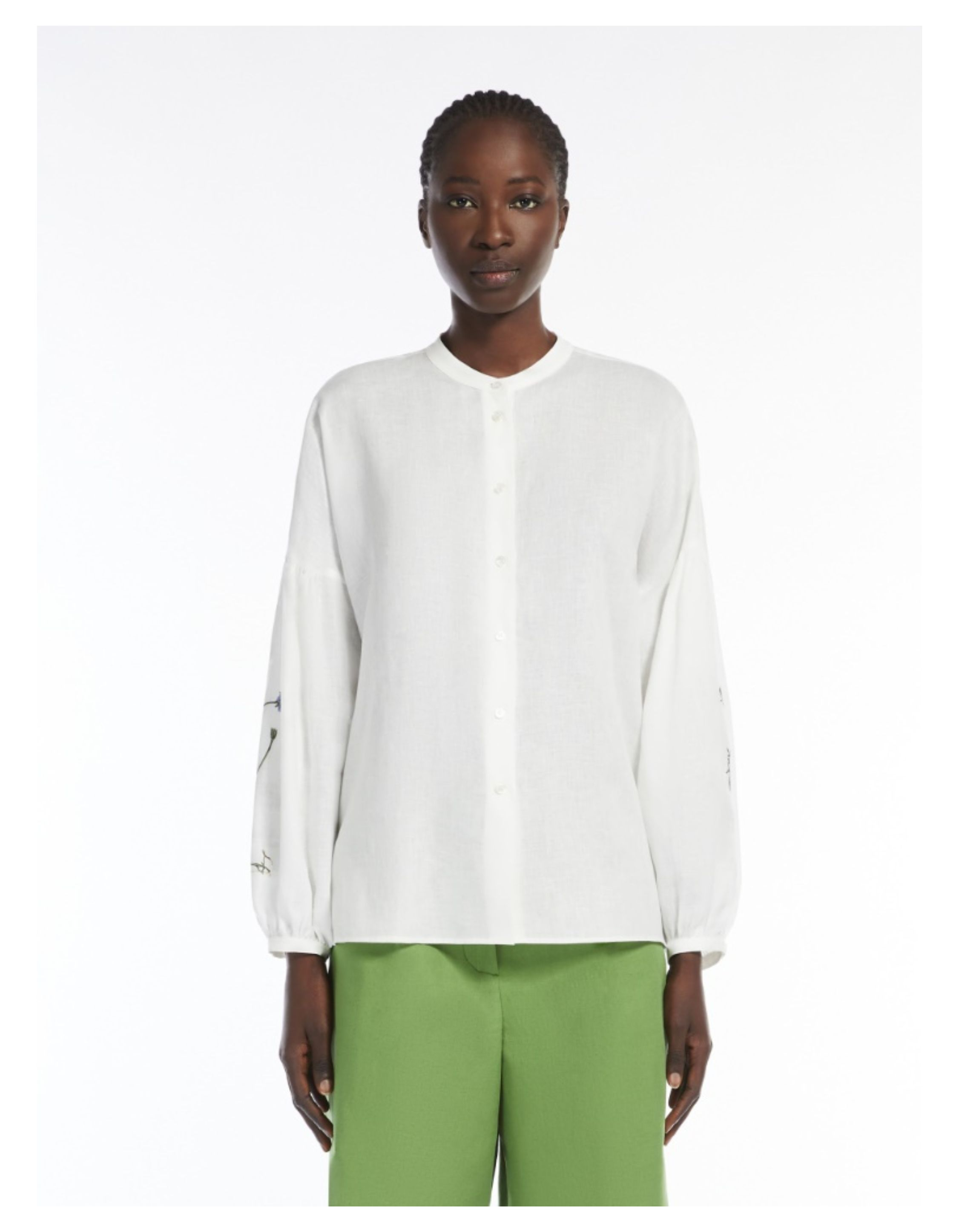 Max Mara Weekend Ilex Blouses Wit 2515111122600