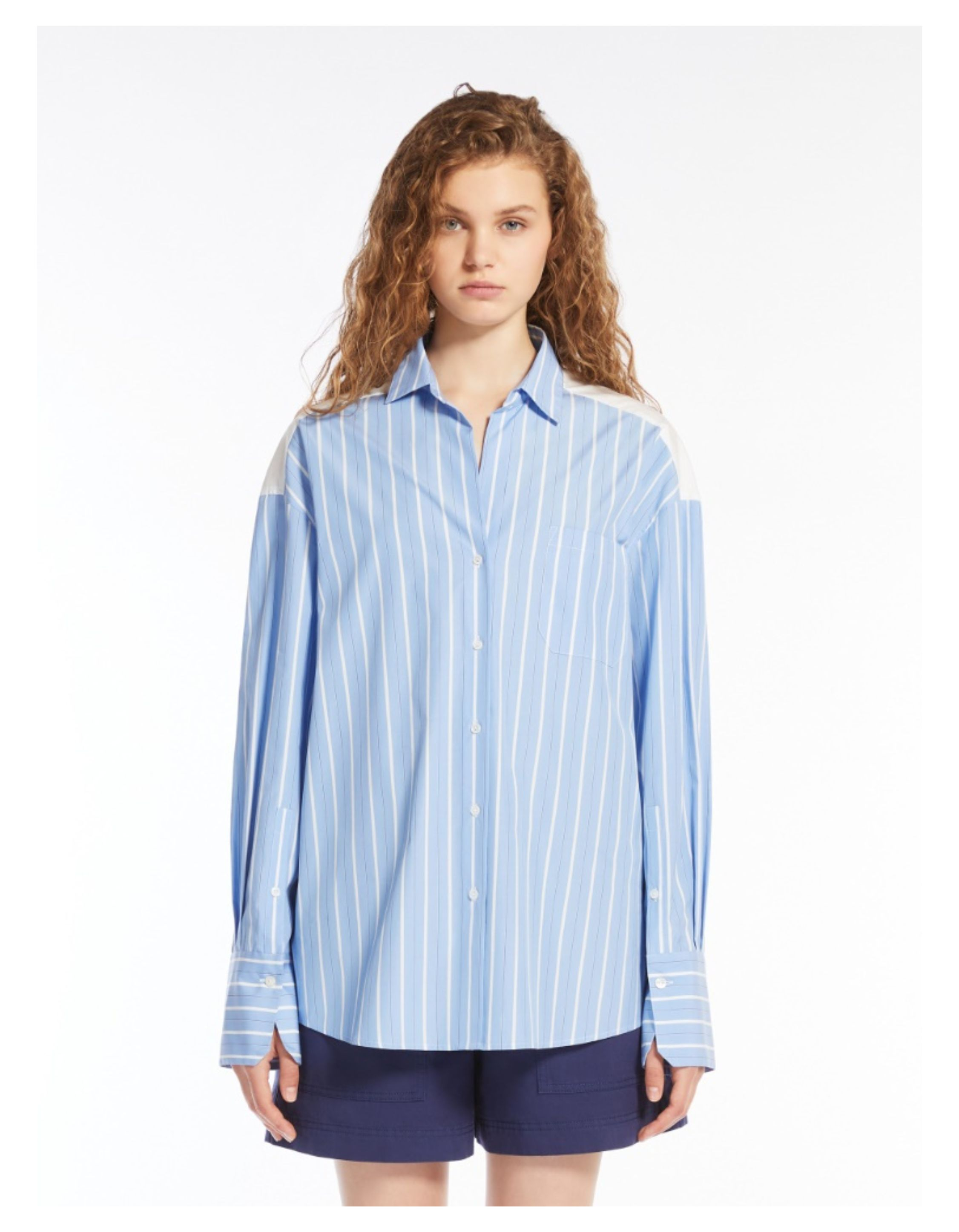 Max Mara Weekend Nadar Blouses Lichtblauw 2515111022600