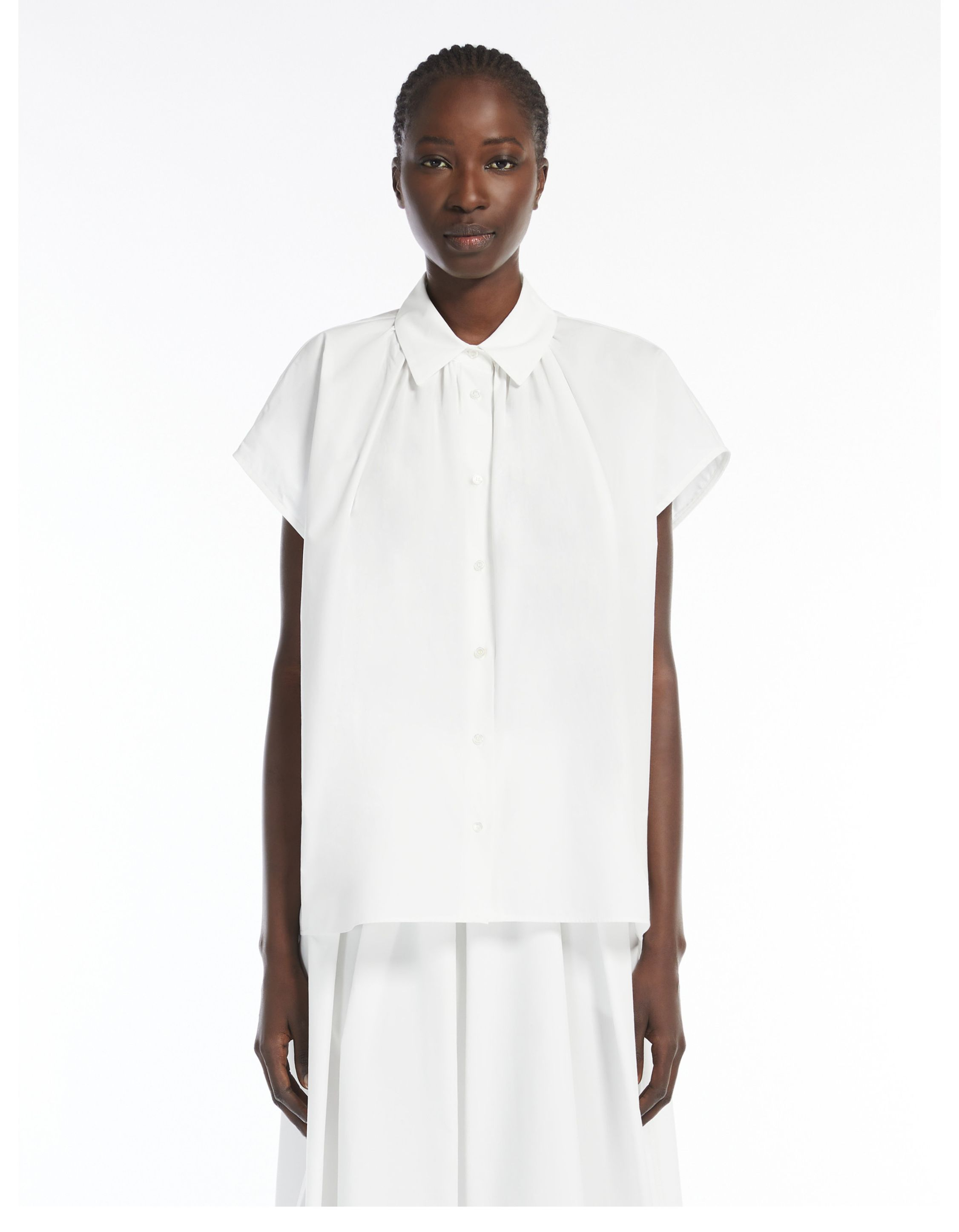Max Mara Weekend Vallo Blouses Wit 2515111032600